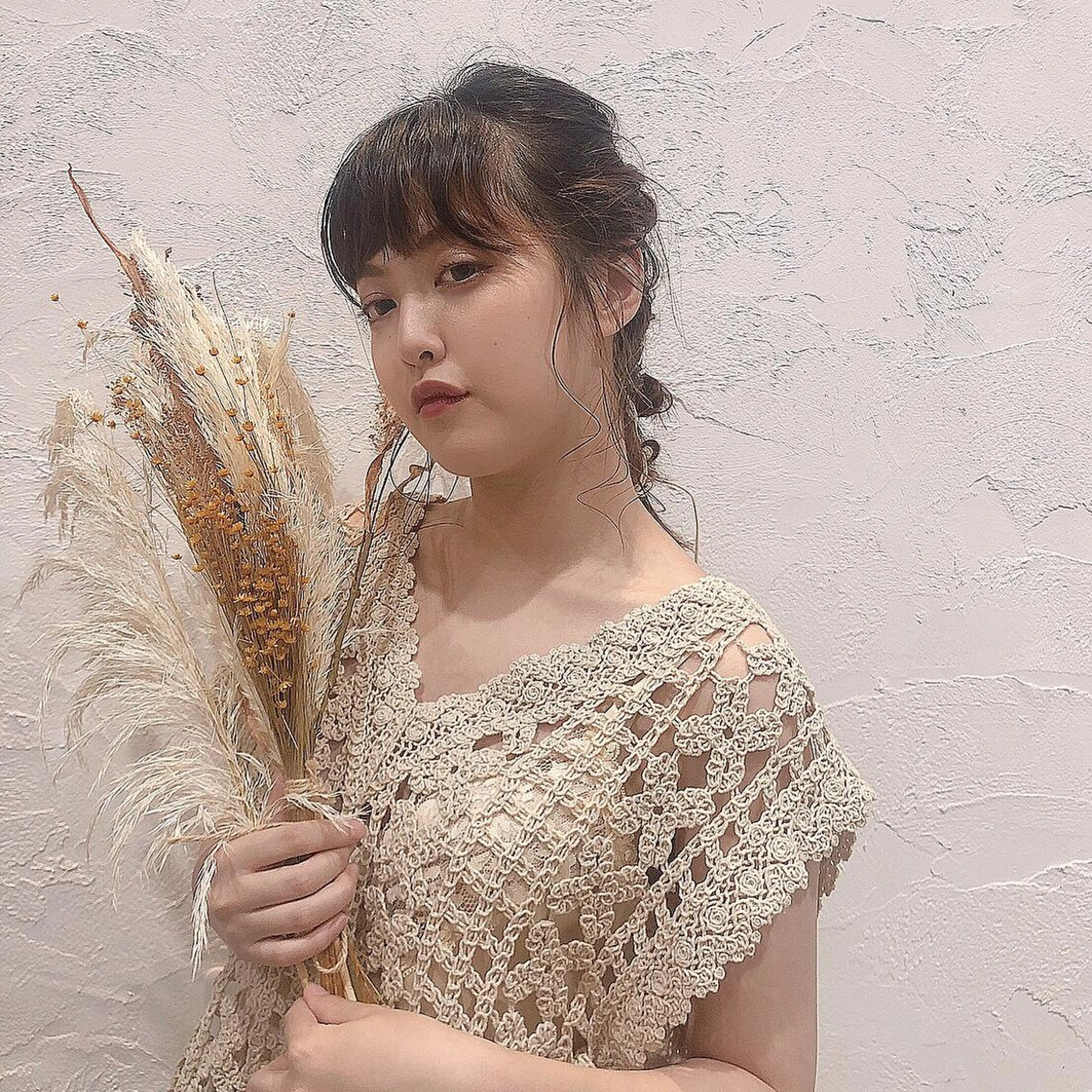 ヘアアレンジ おくれ毛 圧倒的透明感カラー nana🦕のヘアスタイル