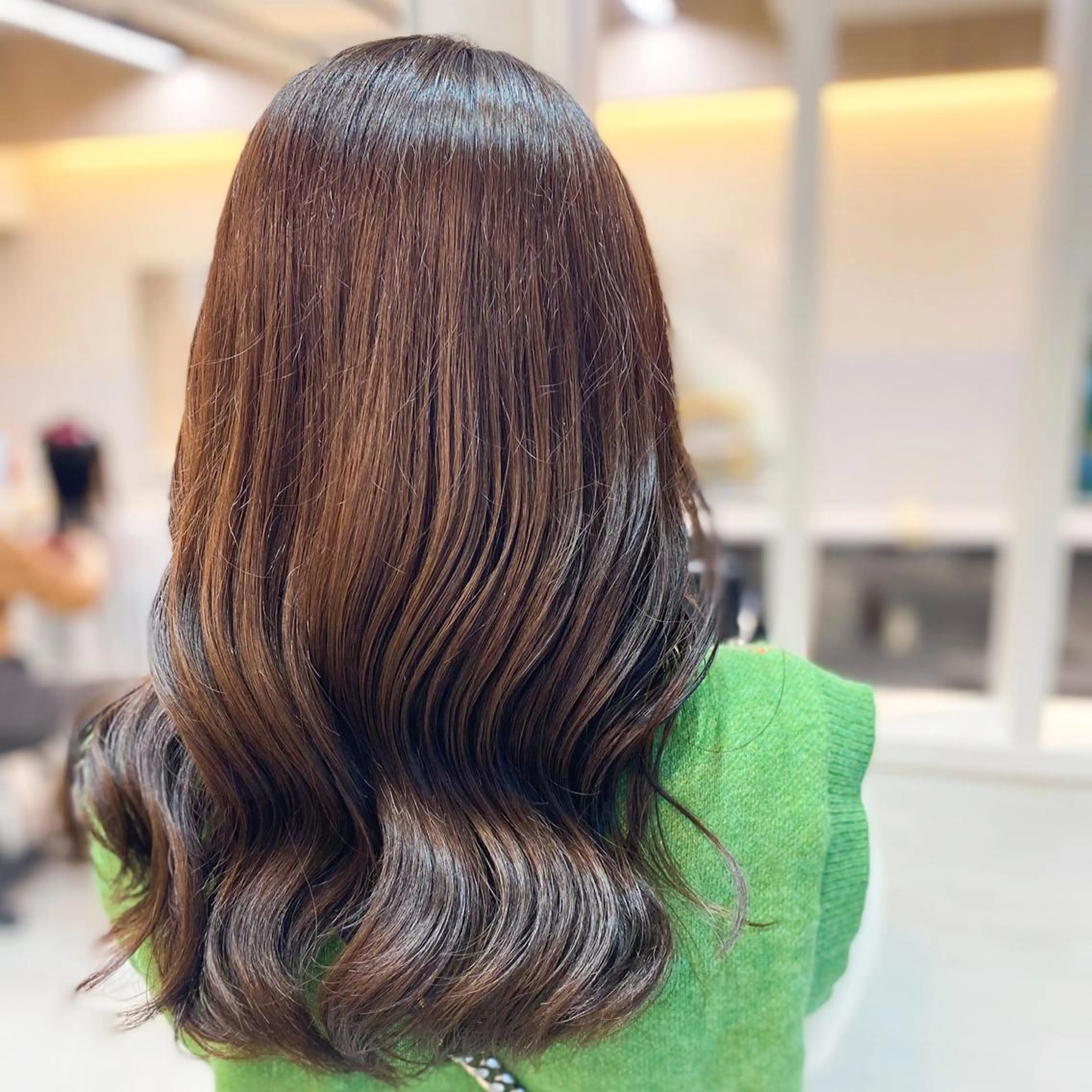 ロング カラー グレージュ イルミナカラー ラベンダーカラー ラベンダーグレージュ ラベンダーグレー カット ヘアカラー トリートメント ヘッドスパ 木原良 (キハラ リョウ)のヘアスタイル