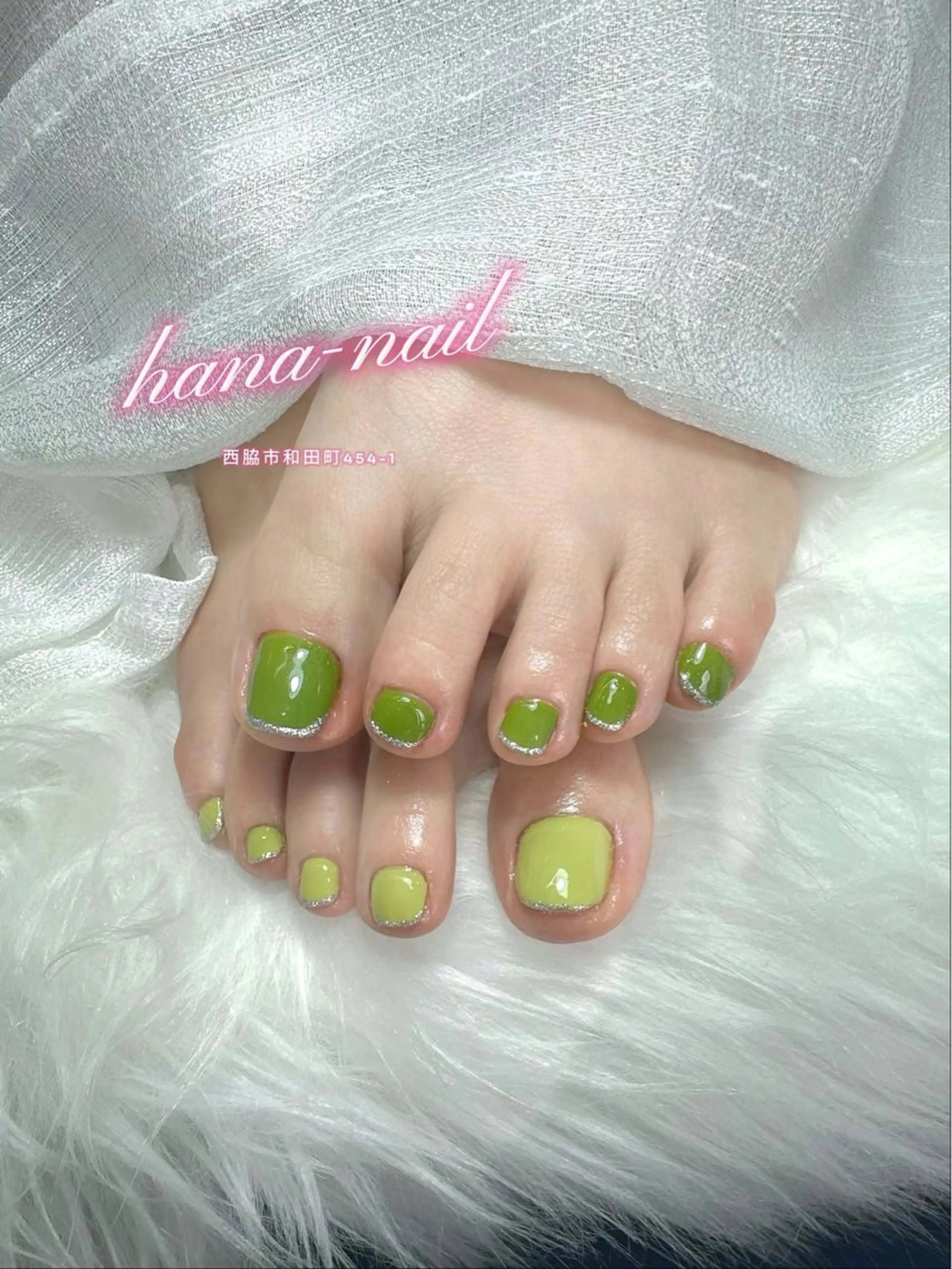 ネイル フットネイル HaNa_Nail_Salon所属・HANA NAILのネイルデザイン