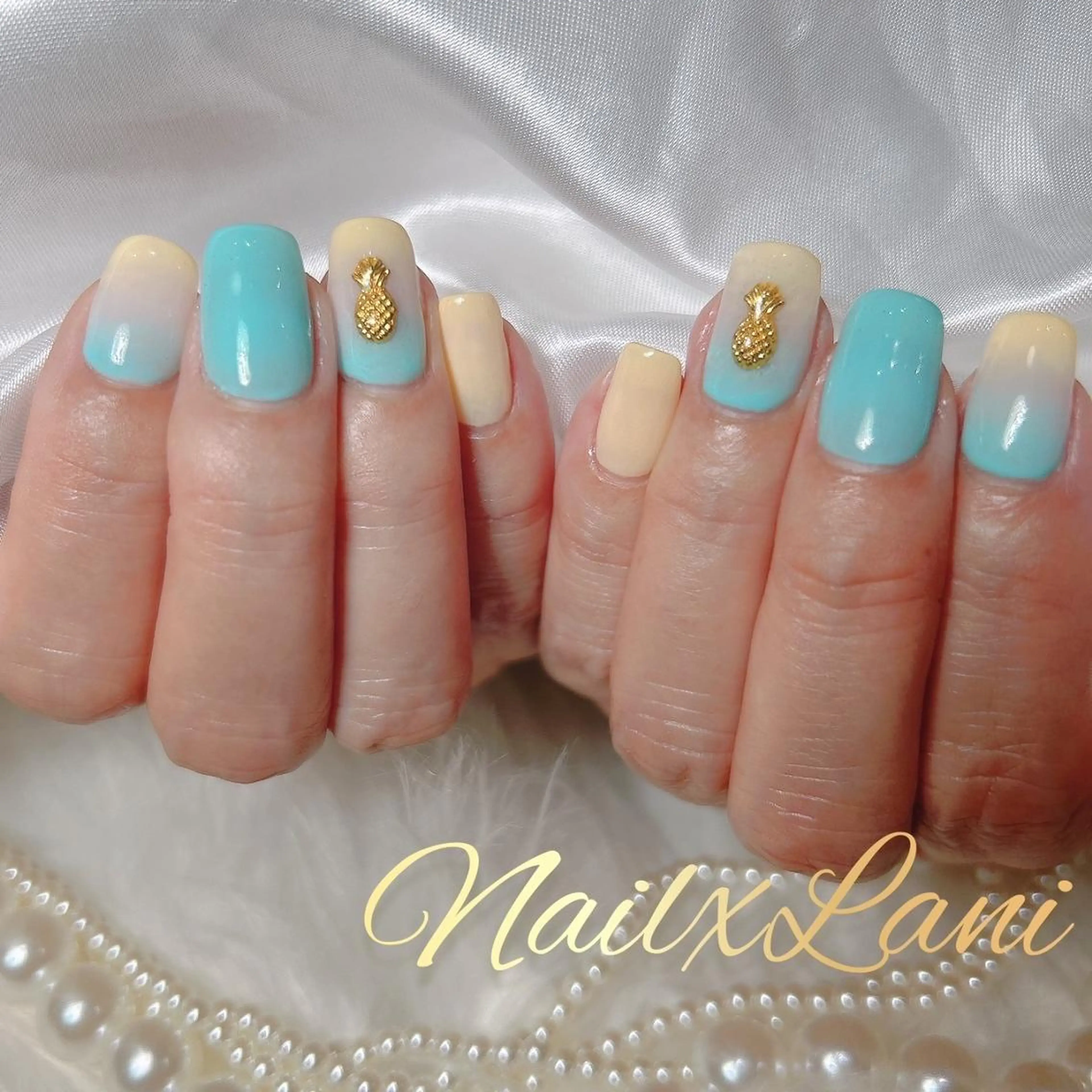 ネイル ネイル クロス ラニ 深爪矯正もお任せのネイルデザイン