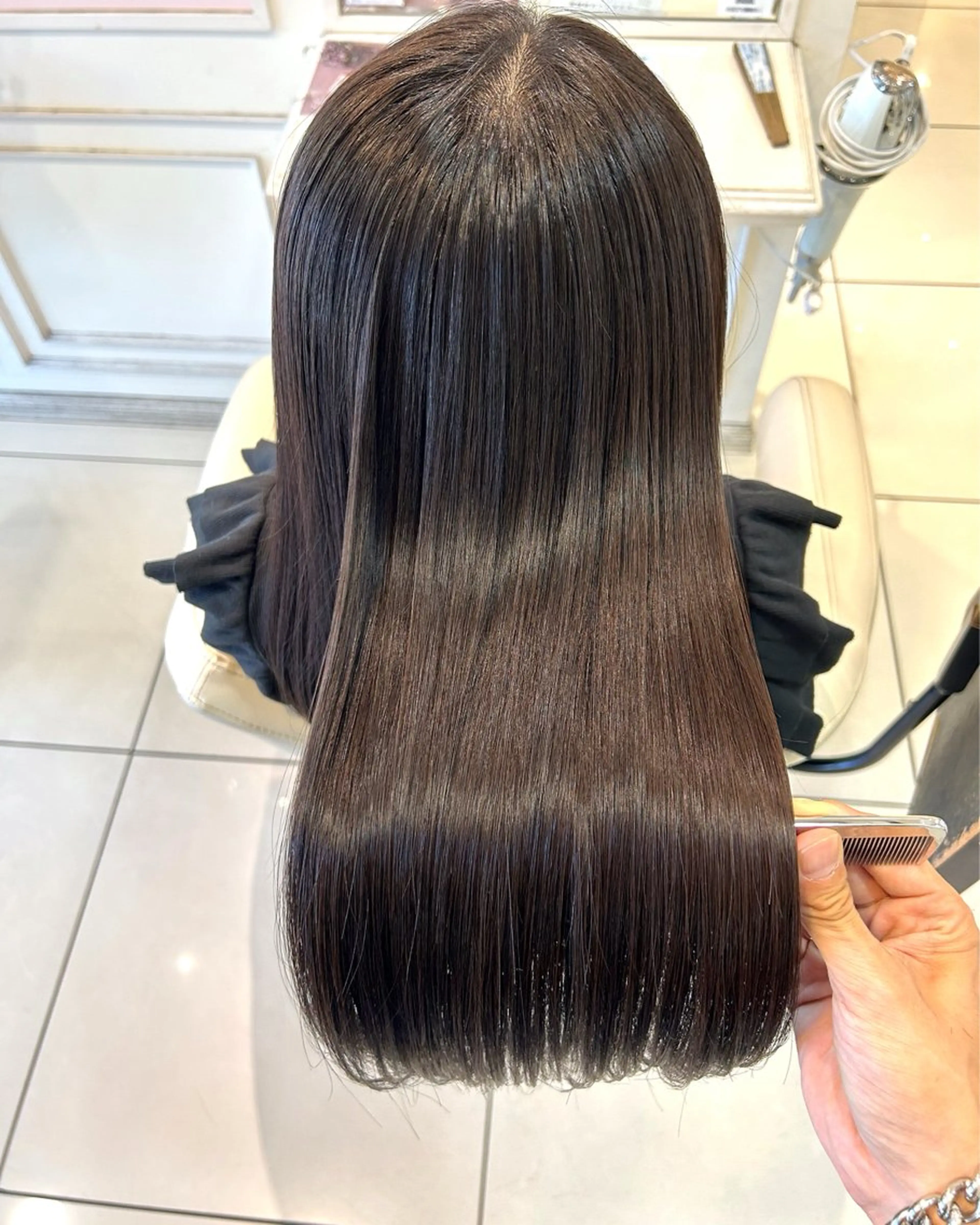 ロング 縮毛矯正 カット 縮毛矯正 トリートメント 高橋 佑のヘアスタイル