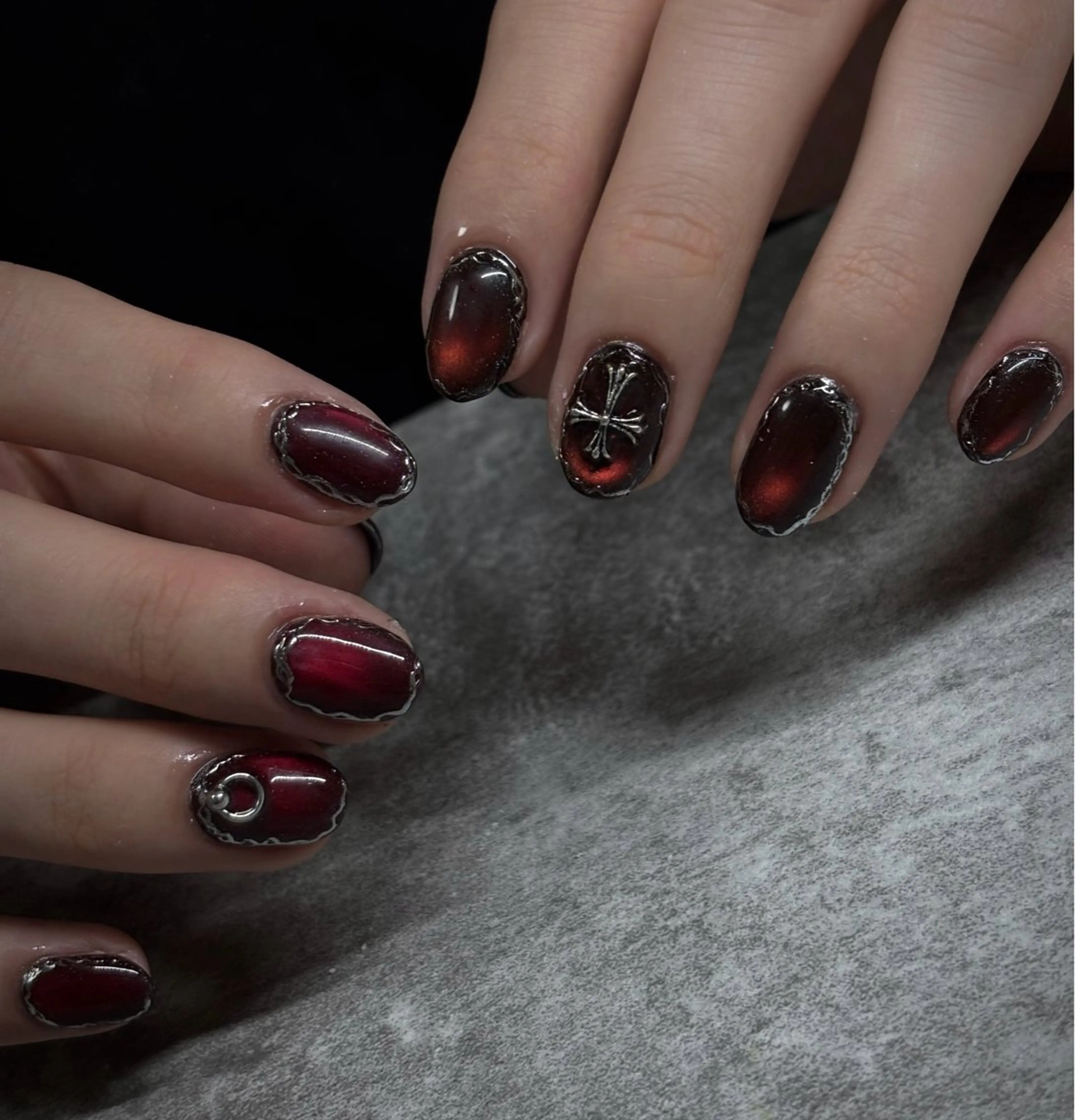 メンズ ネイル ハンドネイル kapariri nail  MIKUのネイルデザイン