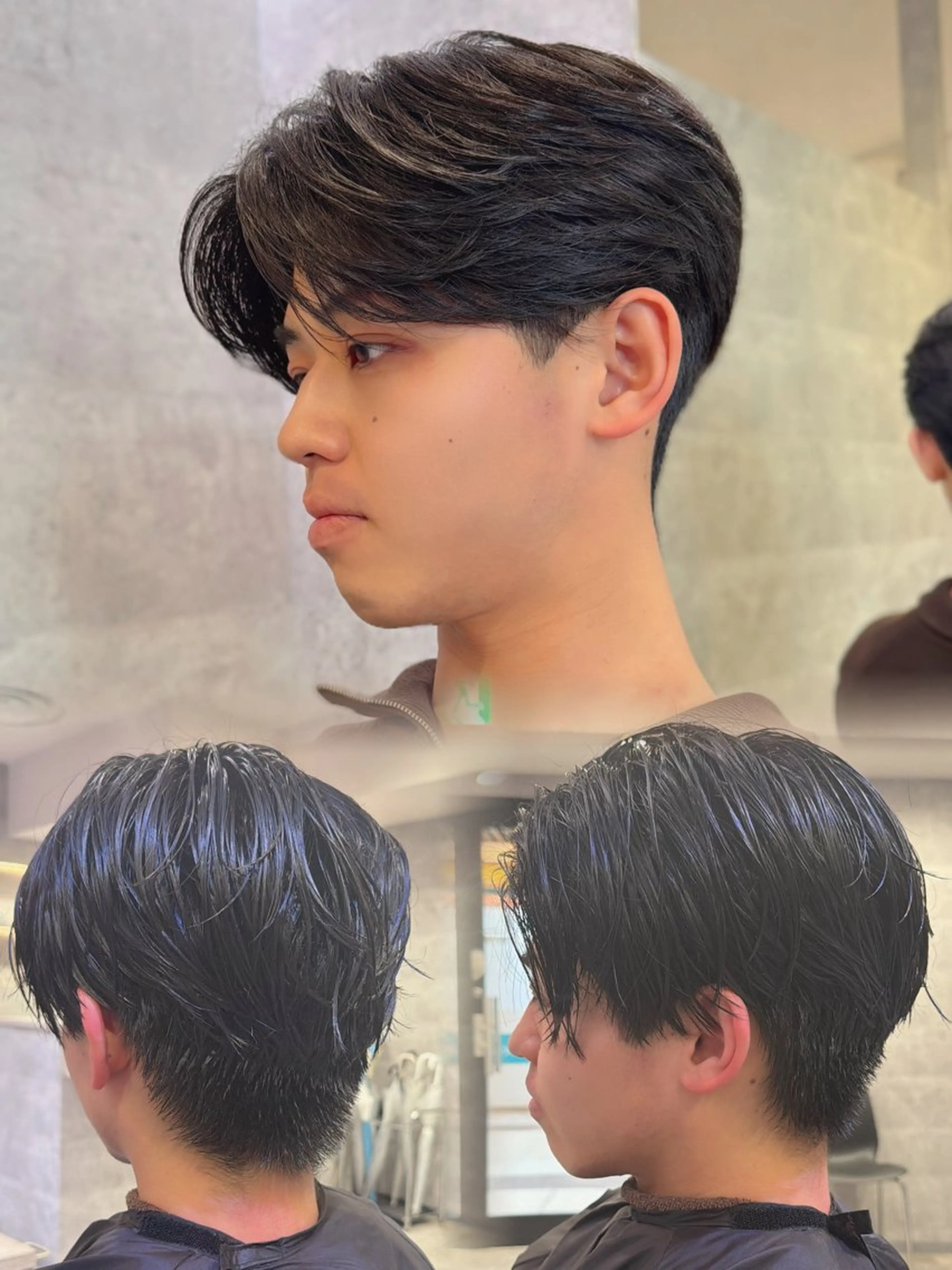 メンズ カット パーマ NOVA天王寺 武元　裕聖のヘアスタイル