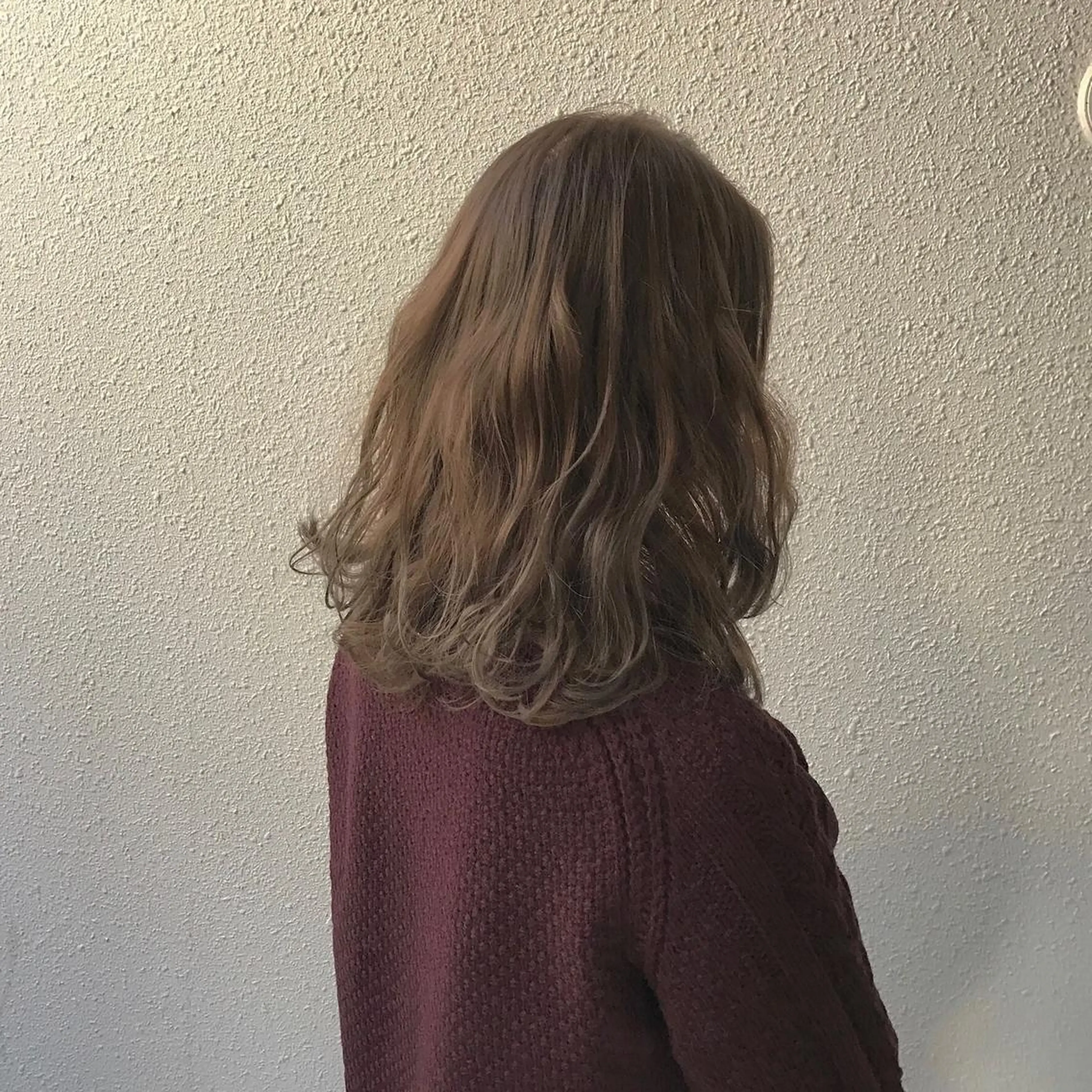 ミディアム カラー ダブルカラー グレージュ インナーカラー/天神 ブリーチ/吉田のヘアスタイル