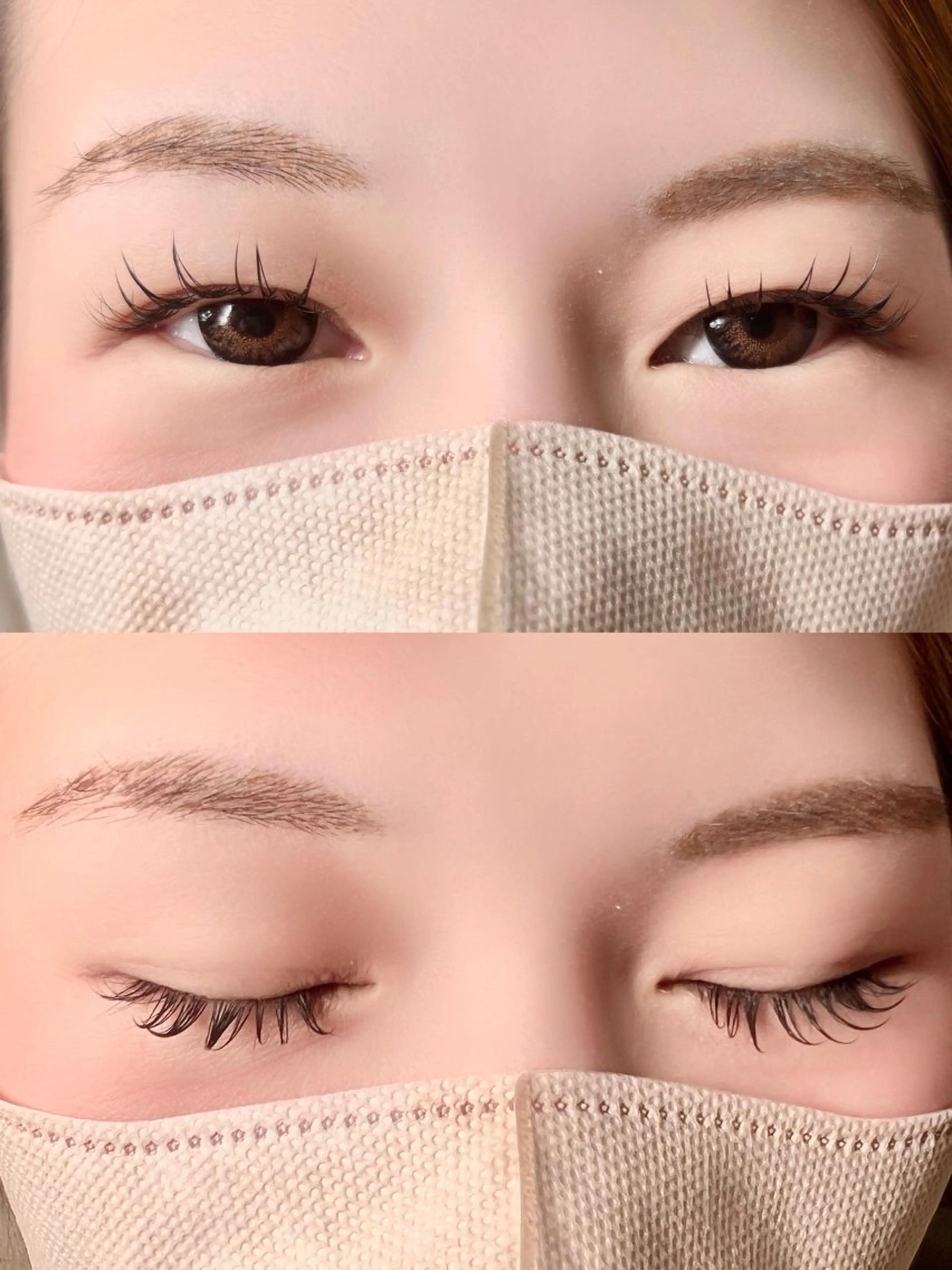 マツエク・マツパ Cカール フラットラッシュ マツエク ALLURE eye MIYUAのマツエク・マツパデザイン