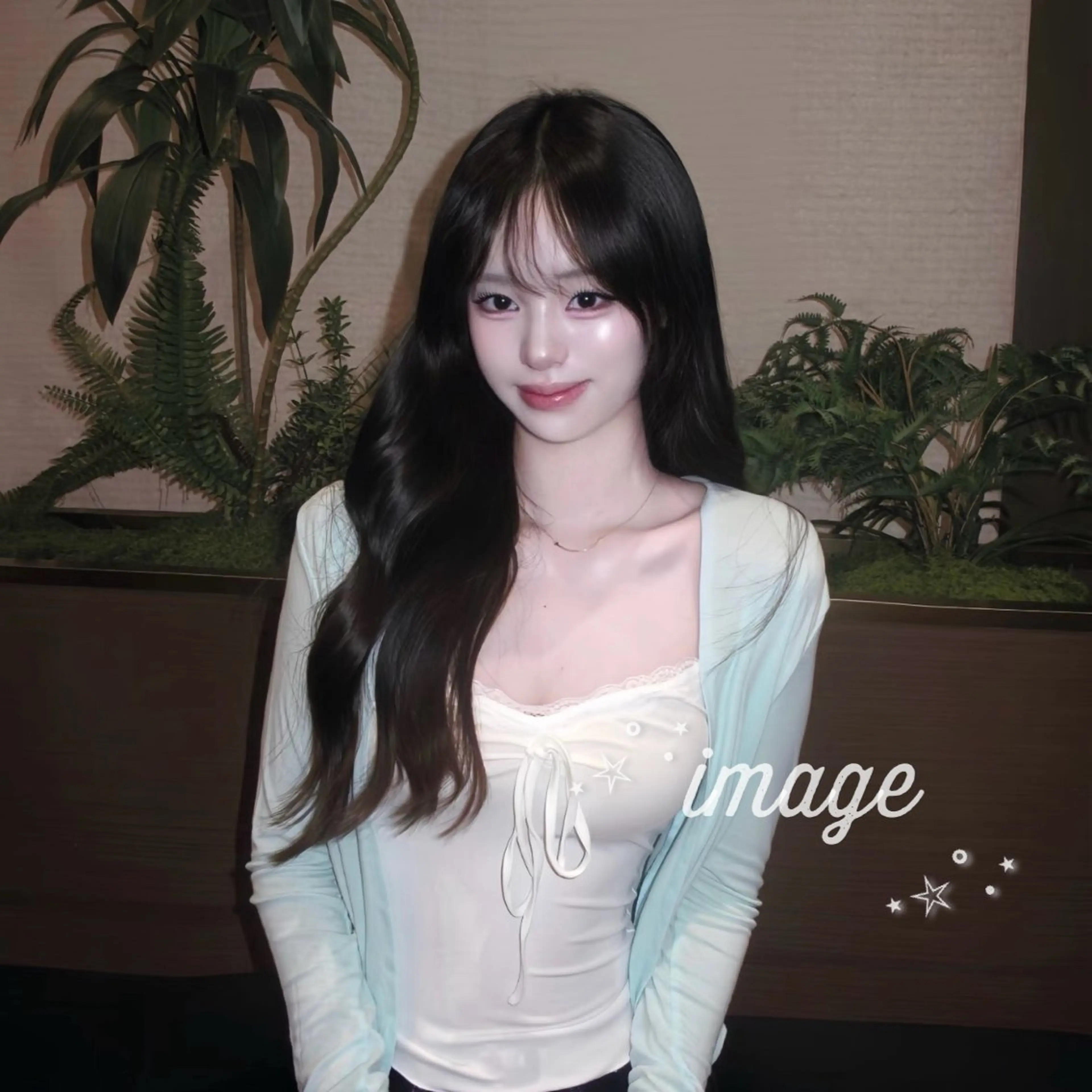 ロング カラー 透明感カラー 韓国風ヘア suzuka韓国 𝒉𝒂𝒊𝒓🫧のヘアスタイル
