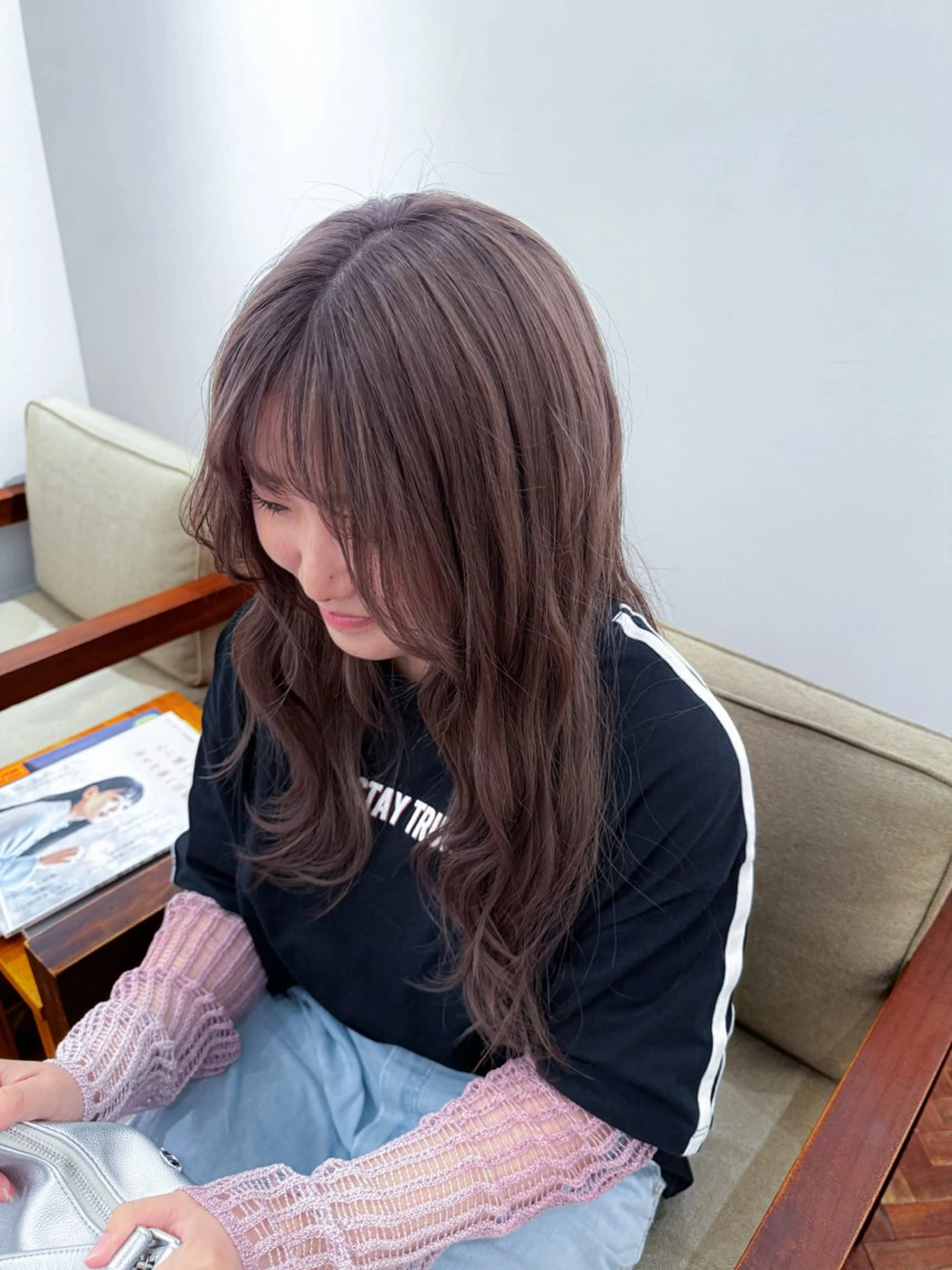 ロング カラー ヘアカラー 吉田 新平のヘアスタイル