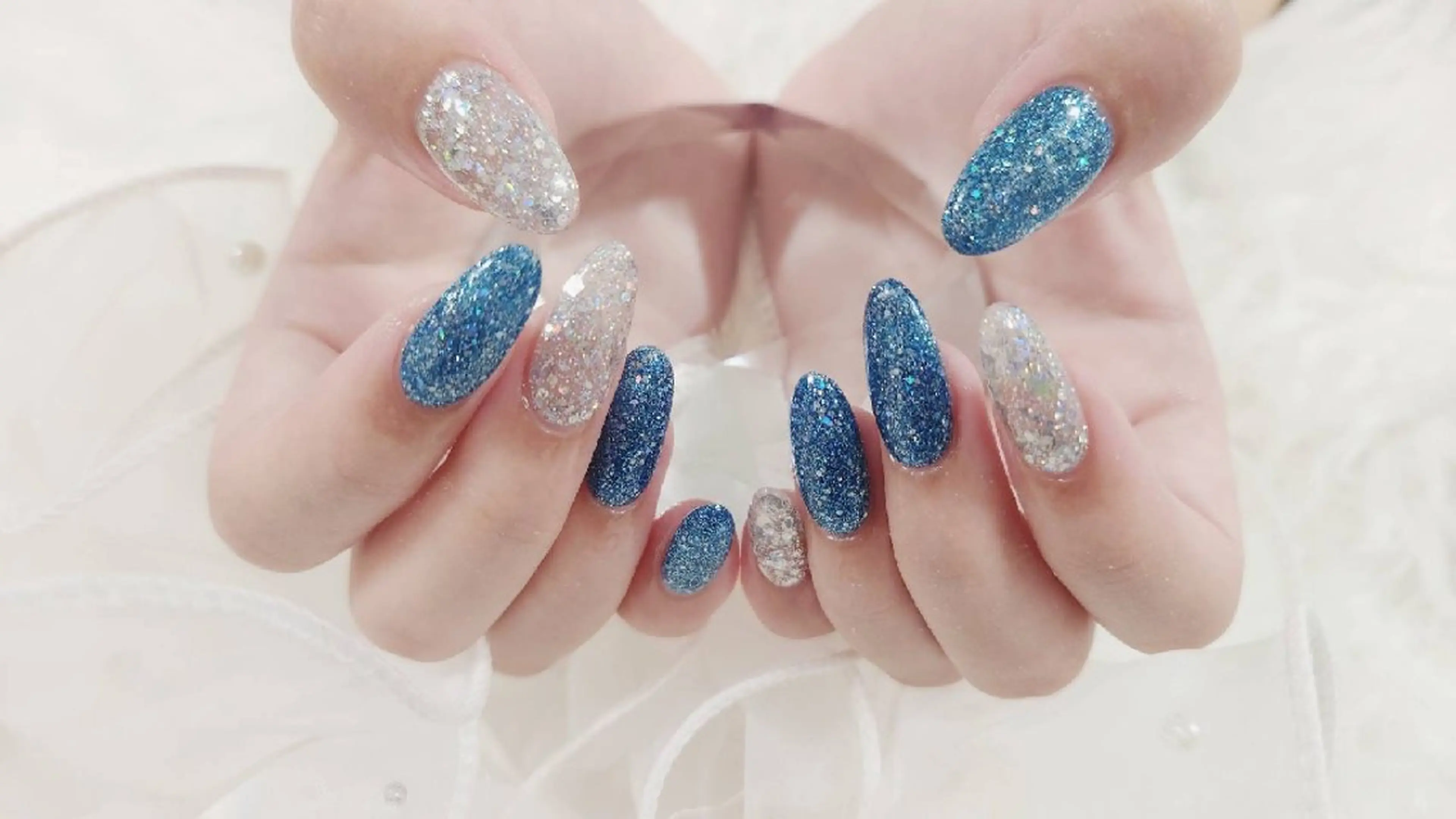 ネイル ラメ(グリッター) シンプルネイル T's nailのネイルデザイン