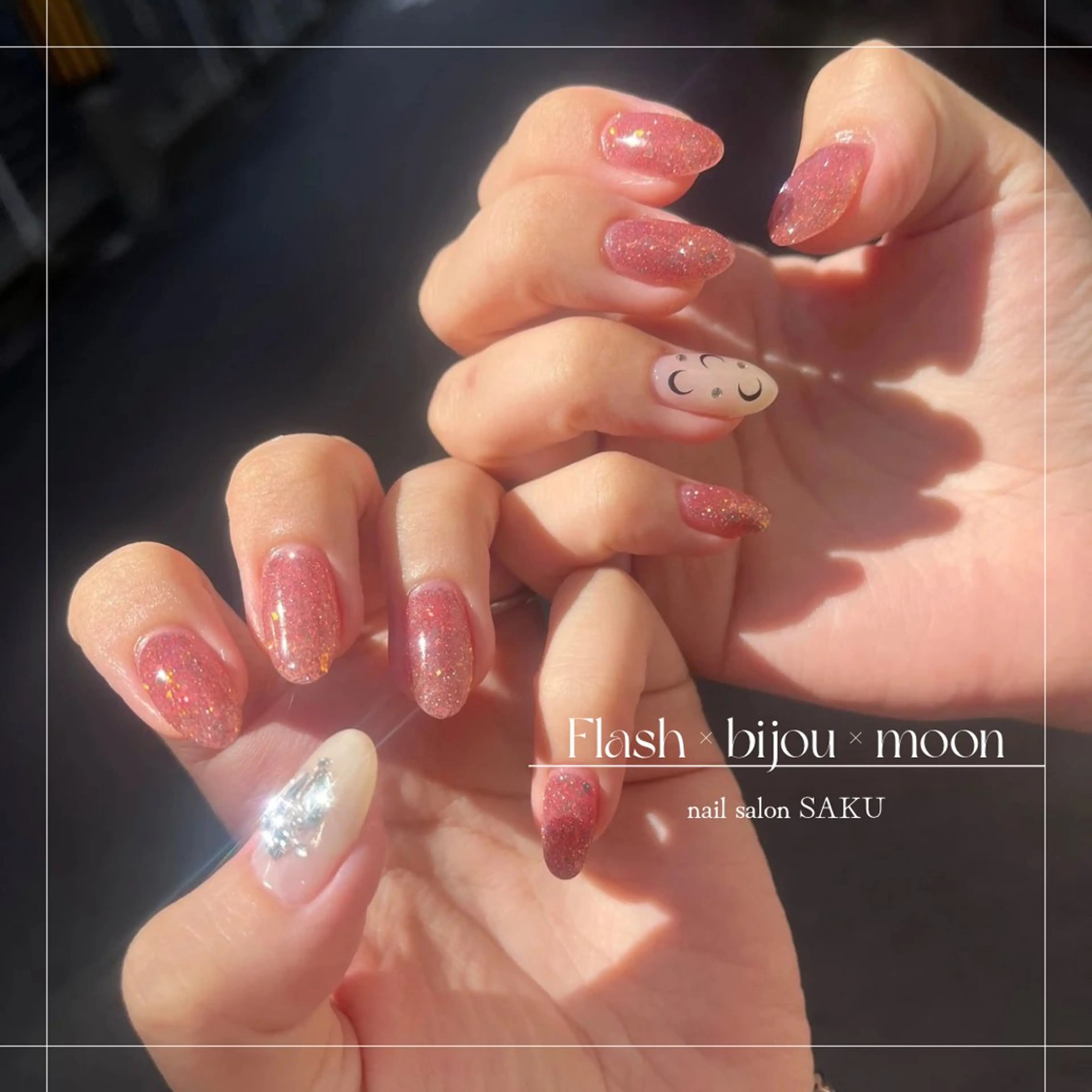 ネイル ニュアンスネイル シンプルネイル ハンドネイル SAKU nail 作島茜のネイルデザイン