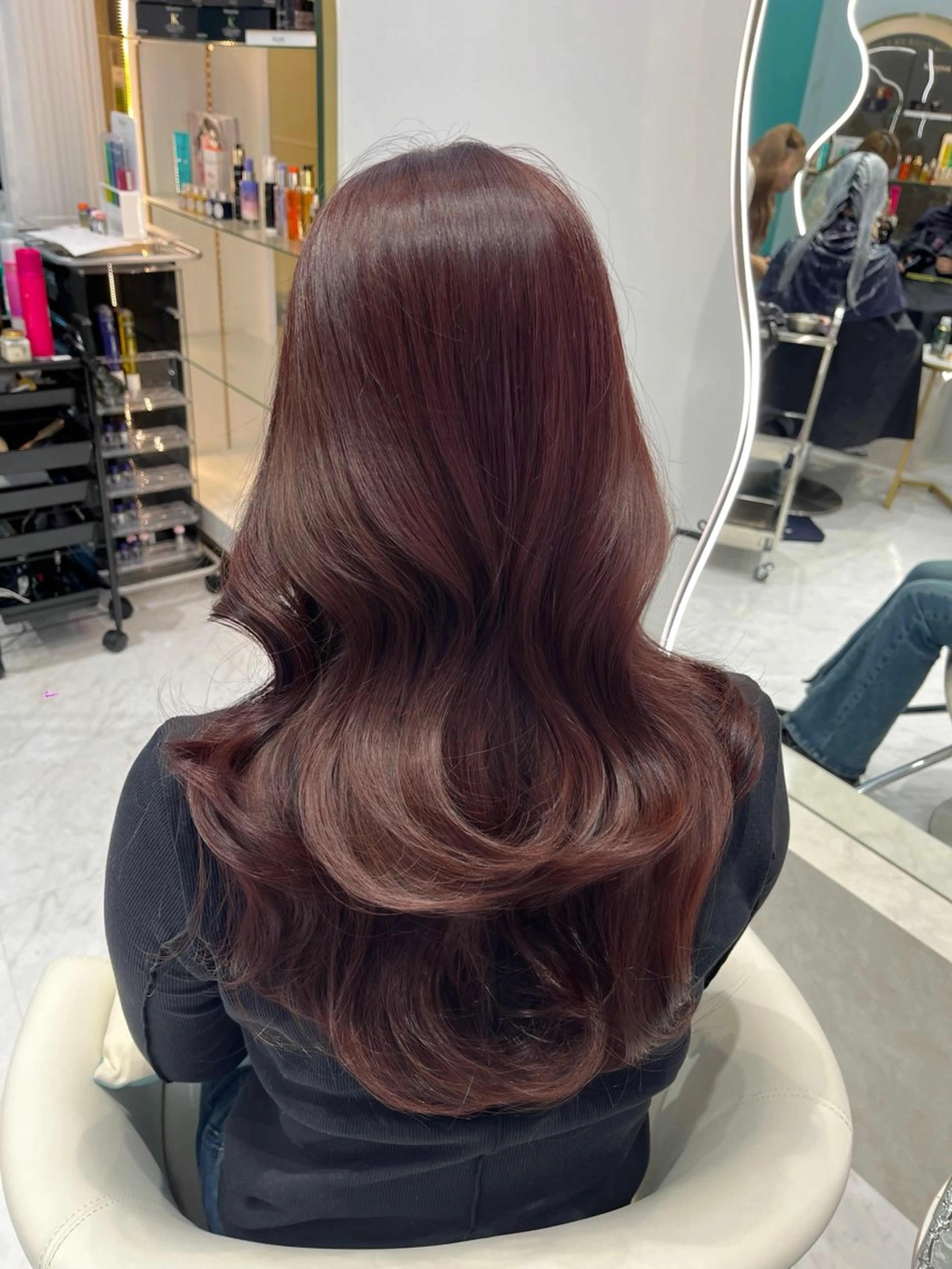 ロング 名駅/大人韓国ヘア 艶カラー/Rihoのヘアスタイル