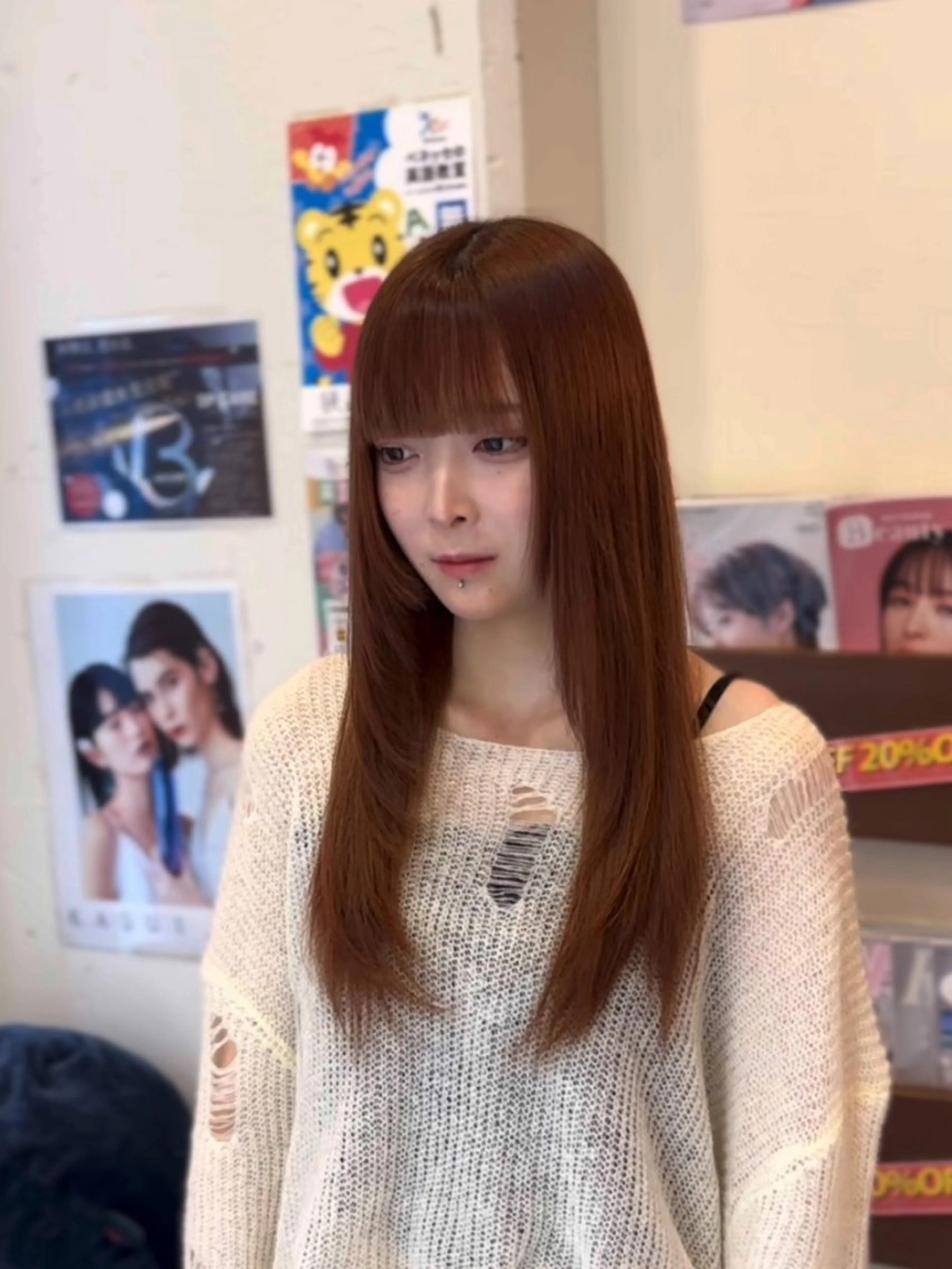 ロング 髪質改善 レイヤーカット 縮毛矯正 カット 縮毛矯正 トリートメント 小野 友暉のヘアスタイル