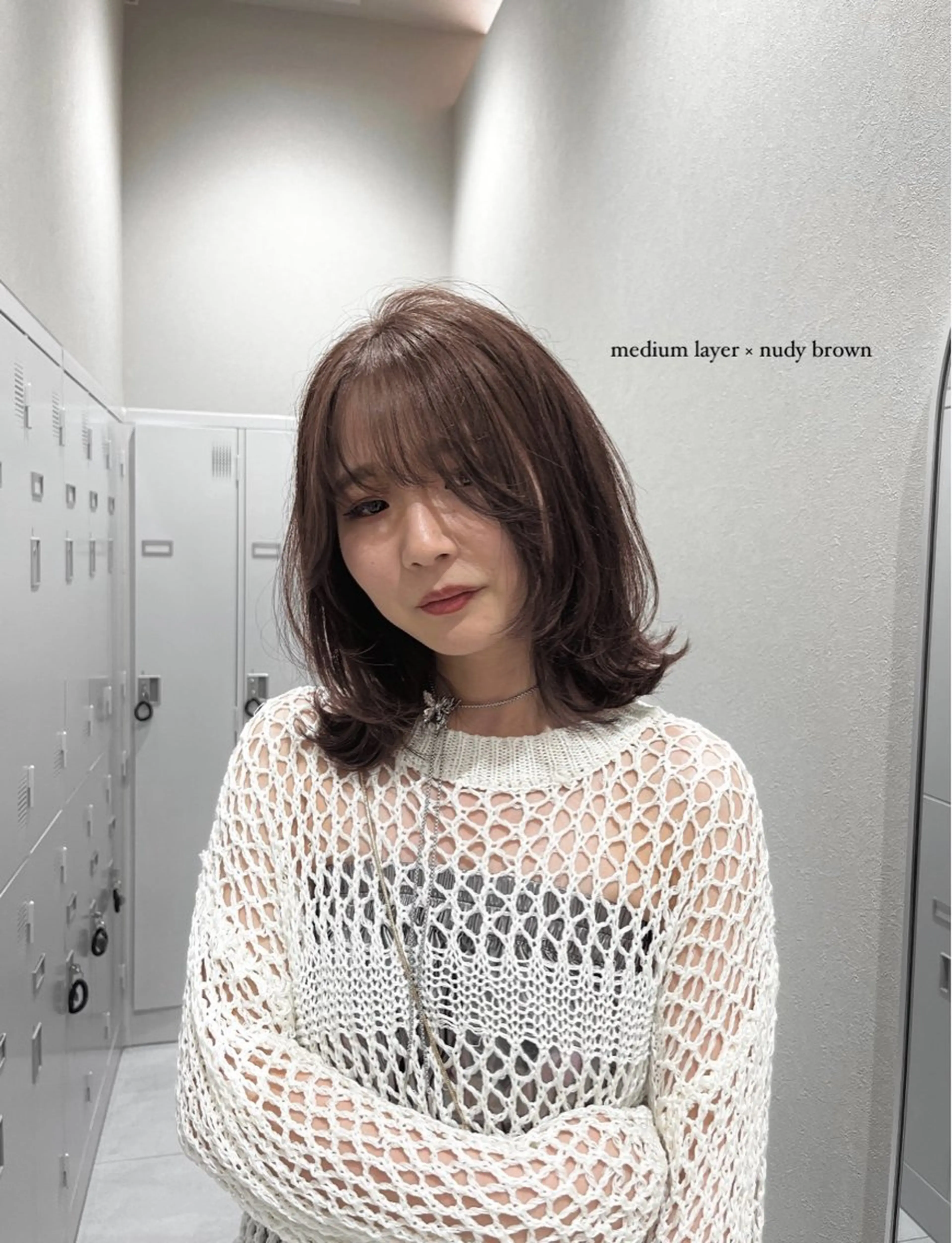 ミディアム カラー カット ヘアカラー バレイヤージュ/ヘア アレンジ/shionのヘアスタイル