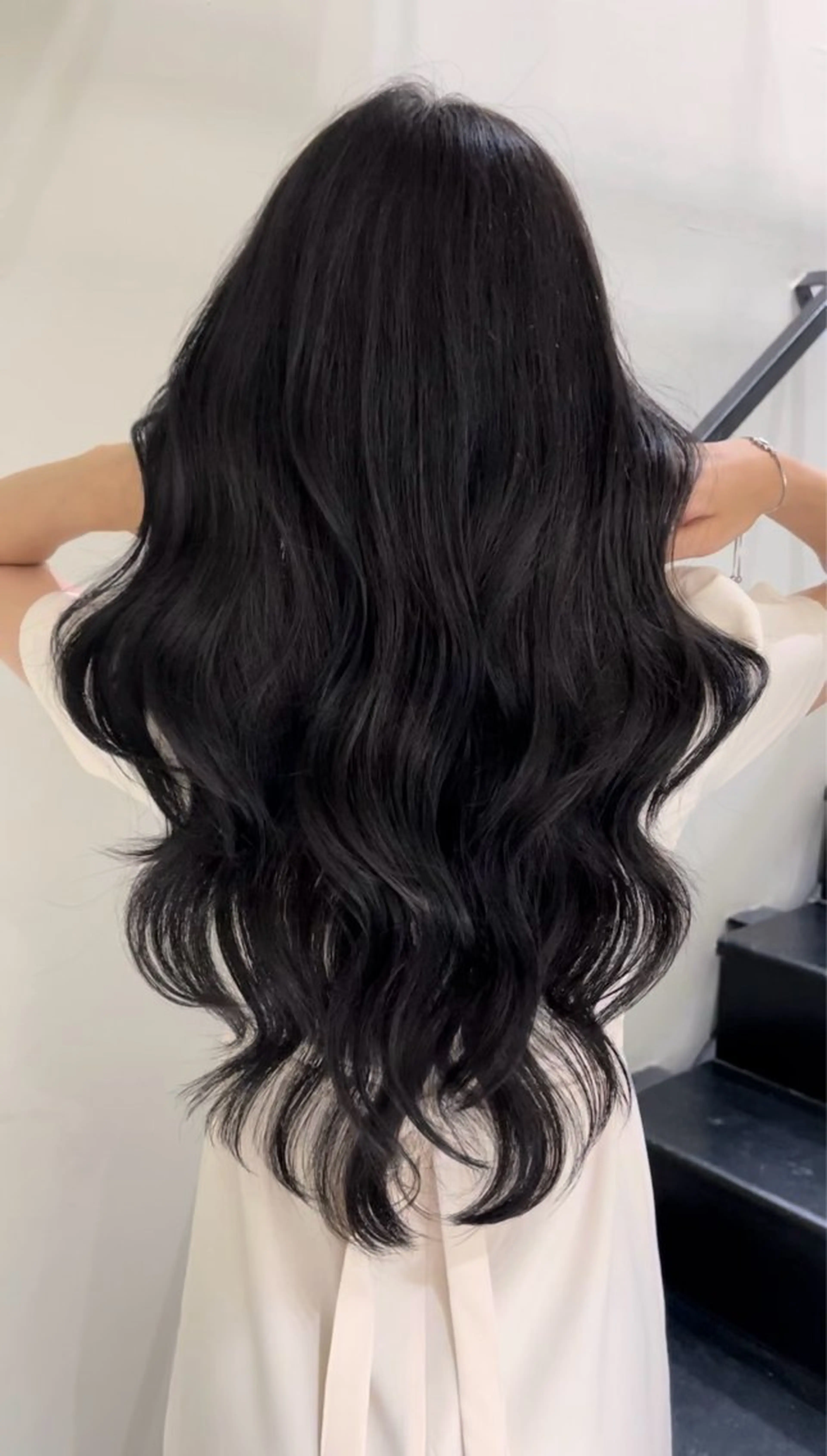 ロング カラー ケアカラー 韓国風ヘア 小顔ボブ jilblanカホのヘアスタイル