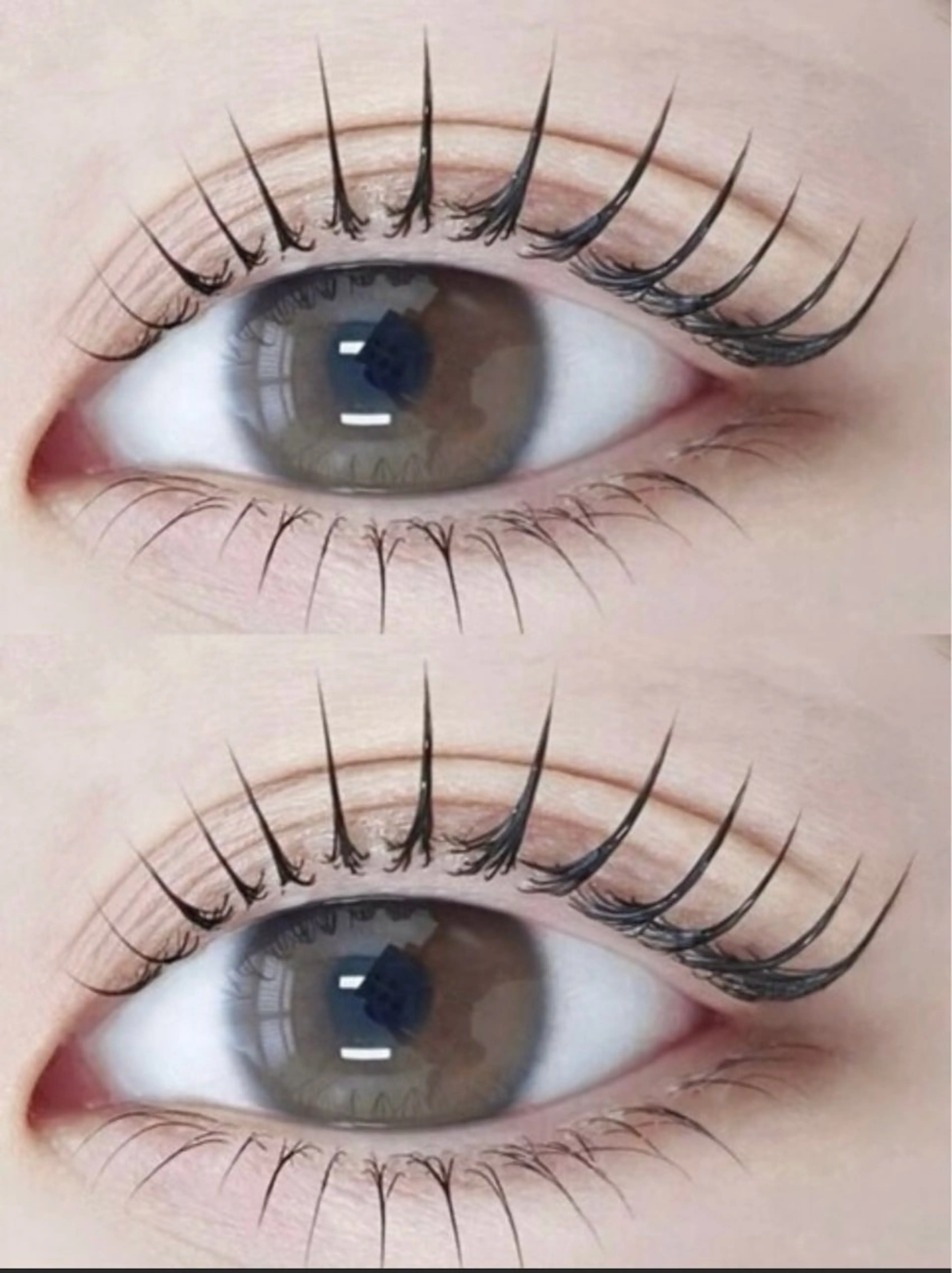 マツエク・マツパ ゆり愛❤️ラツシユ AURAのマツエク・マツパデザイン