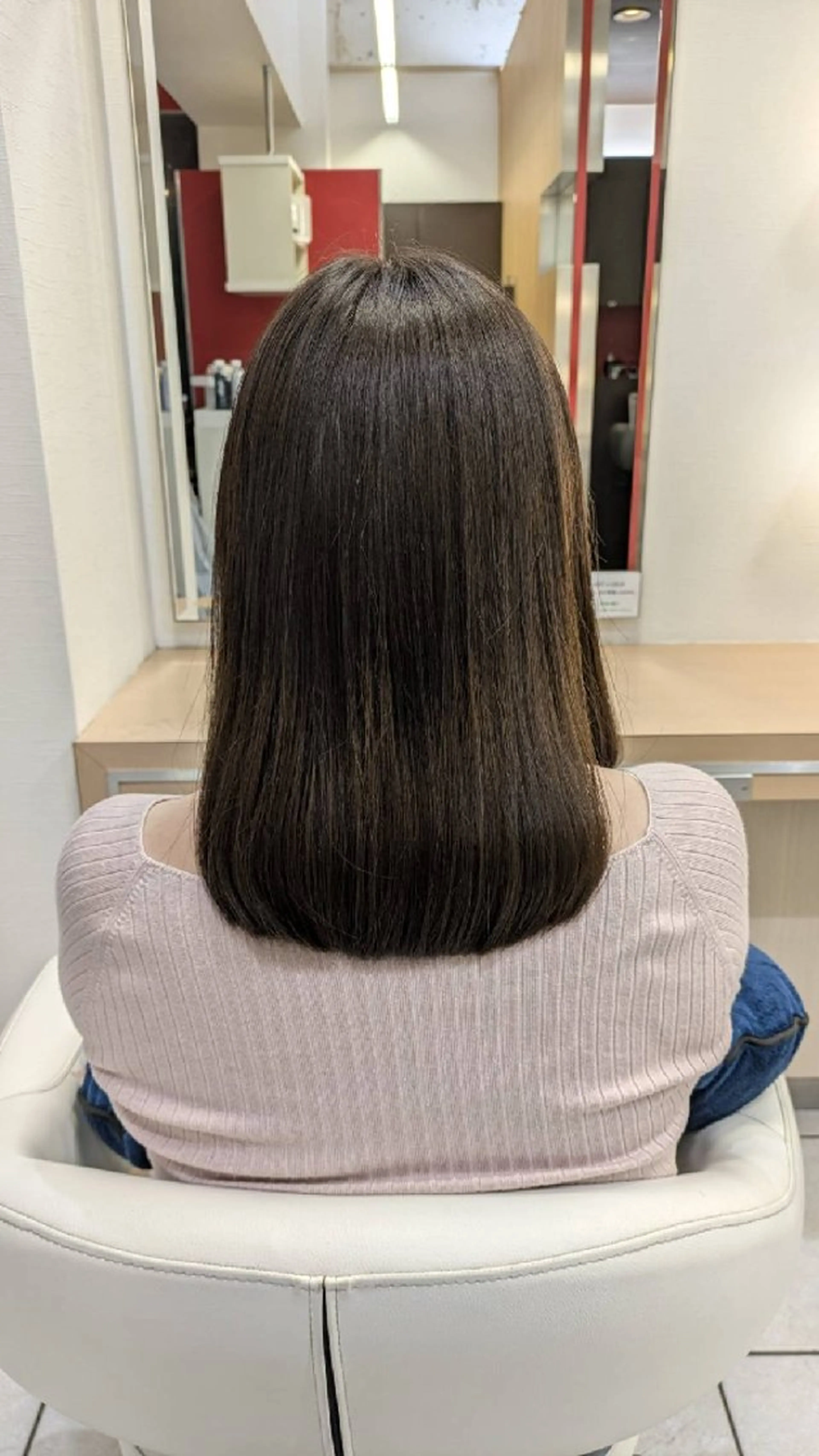 ミディアム カラー 透明感カラー カット ヘアカラー 斉藤 充哉のヘアスタイル