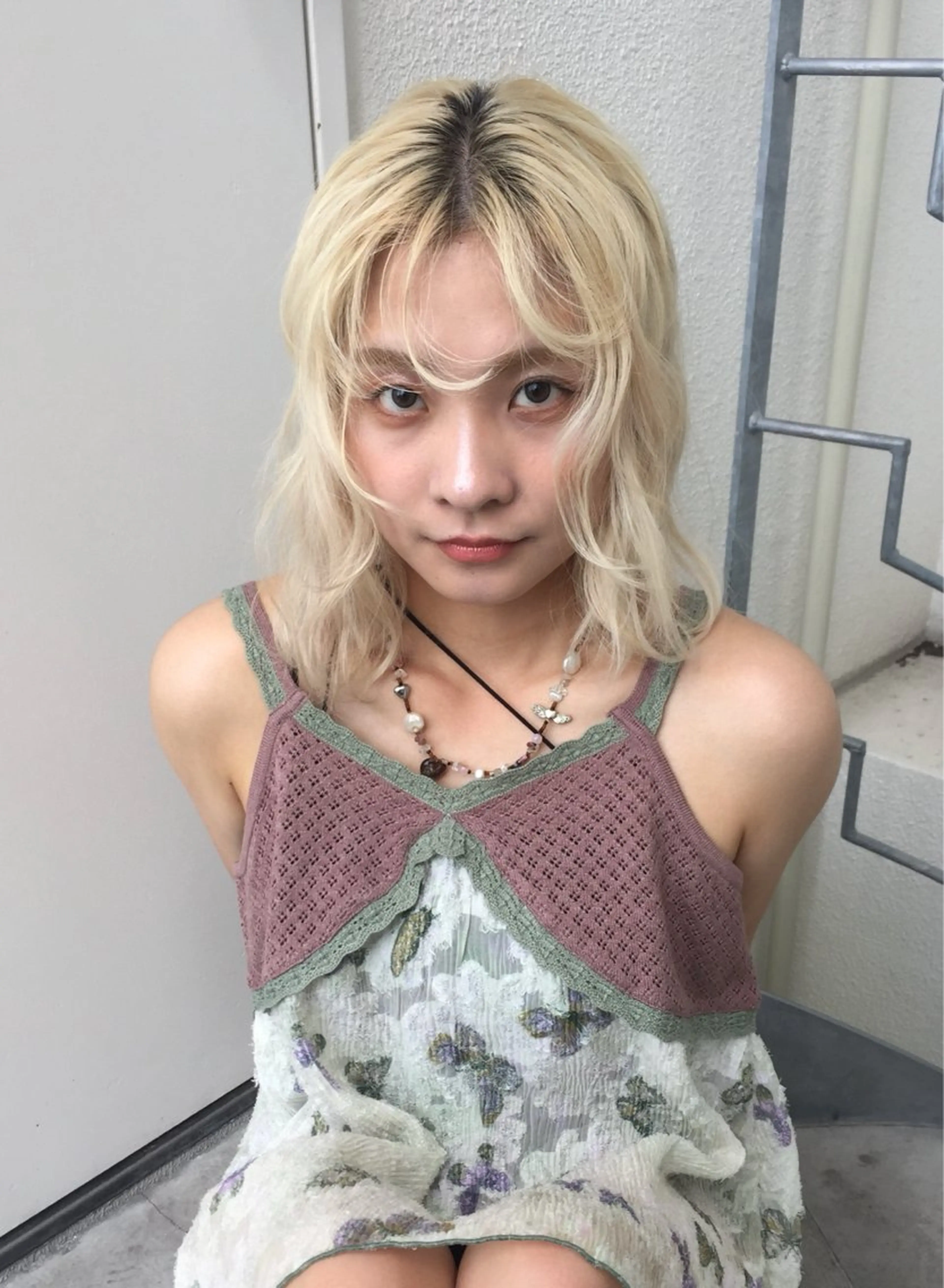 セミロング 小長谷 夕菜のヘアスタイル