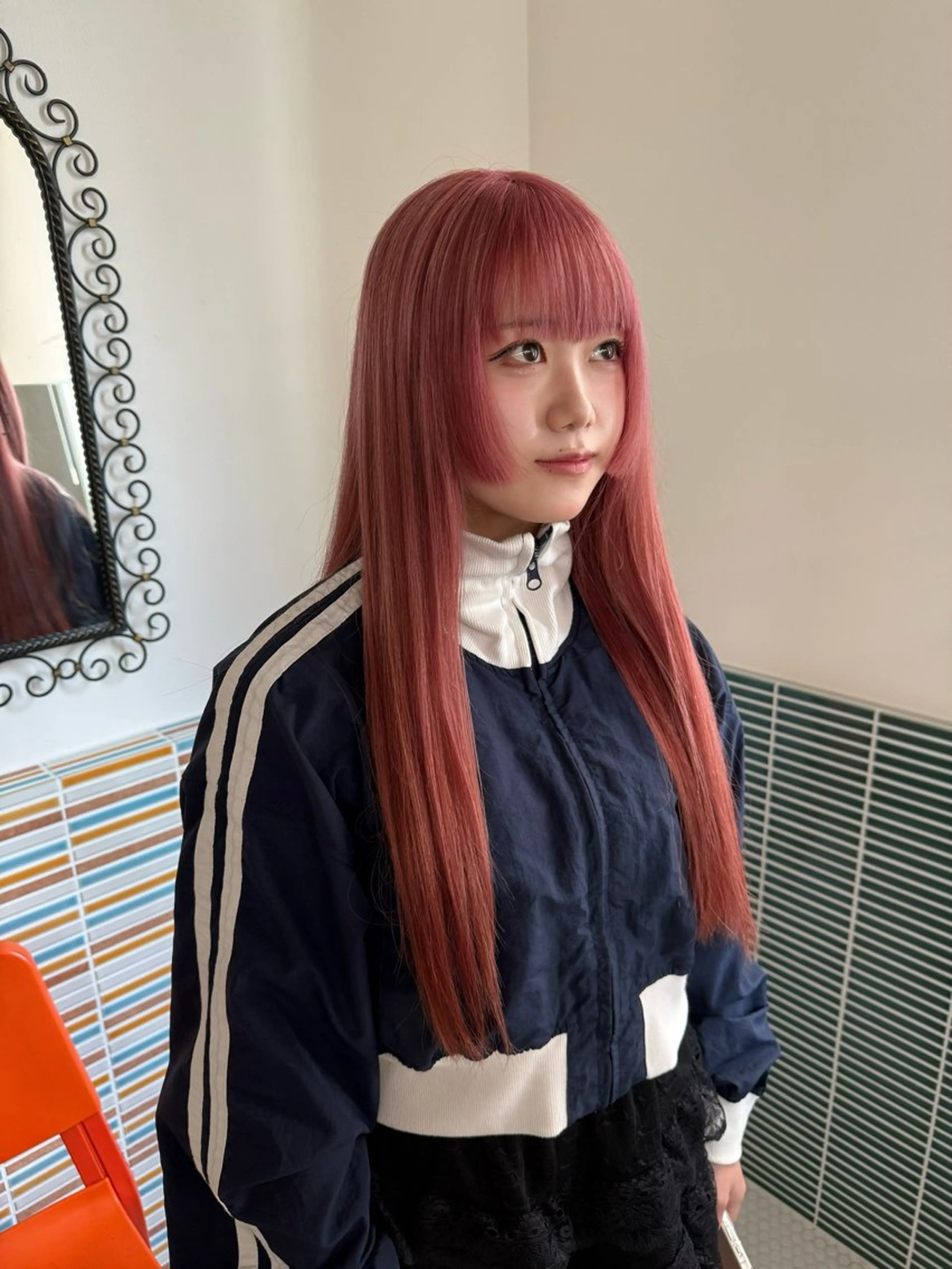 ロング カラー カラー特化/ブリーチ 梅田中崎町/あかりのヘアスタイル