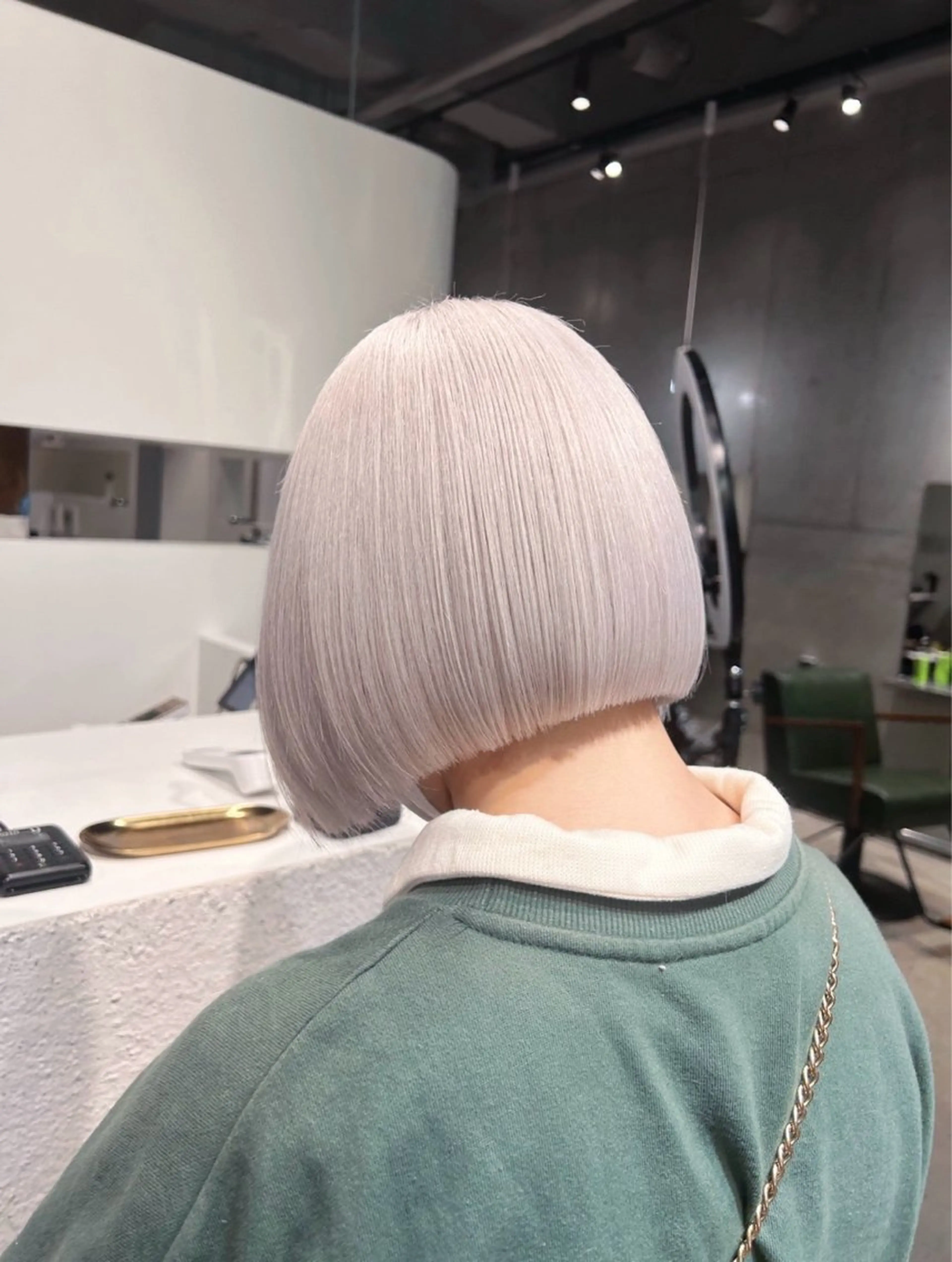 ミディアム ヘアカラー ハイトーン特化 名古屋/たまきのヘアスタイル