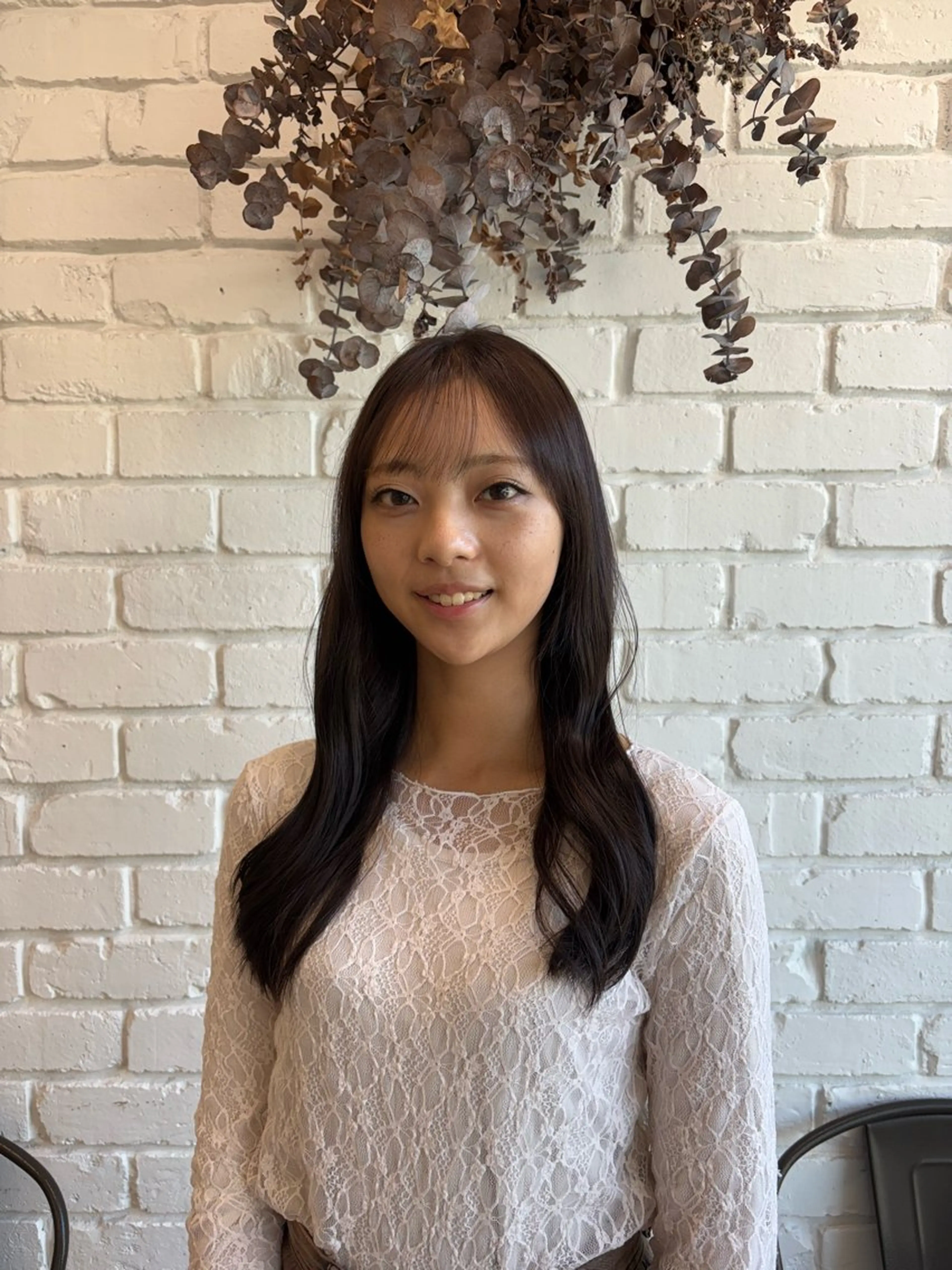 ロング カラー ヘアカラー トリートメント 髪質改善トリートメン ト/縮毛矯正/ゆうなのヘアスタイル