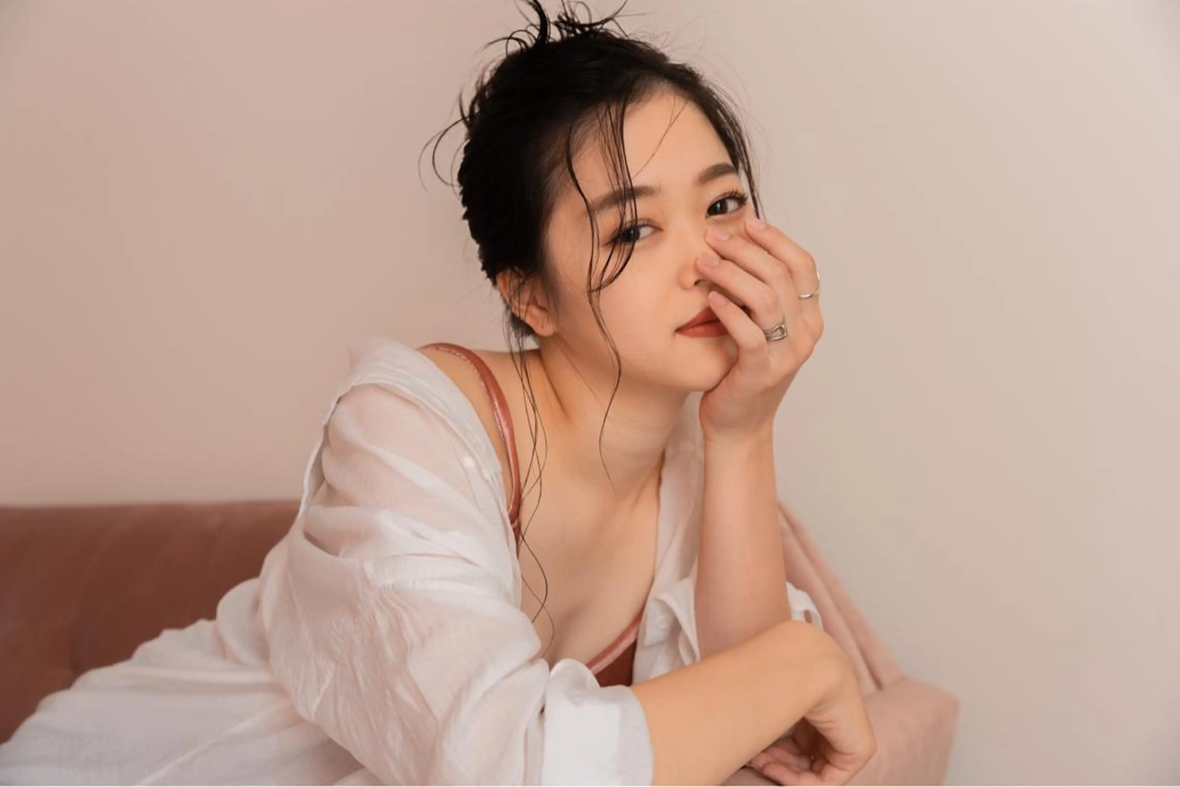 セミロング カラー ヘアアレンジ ツジガキ ユウスケのヘアスタイル