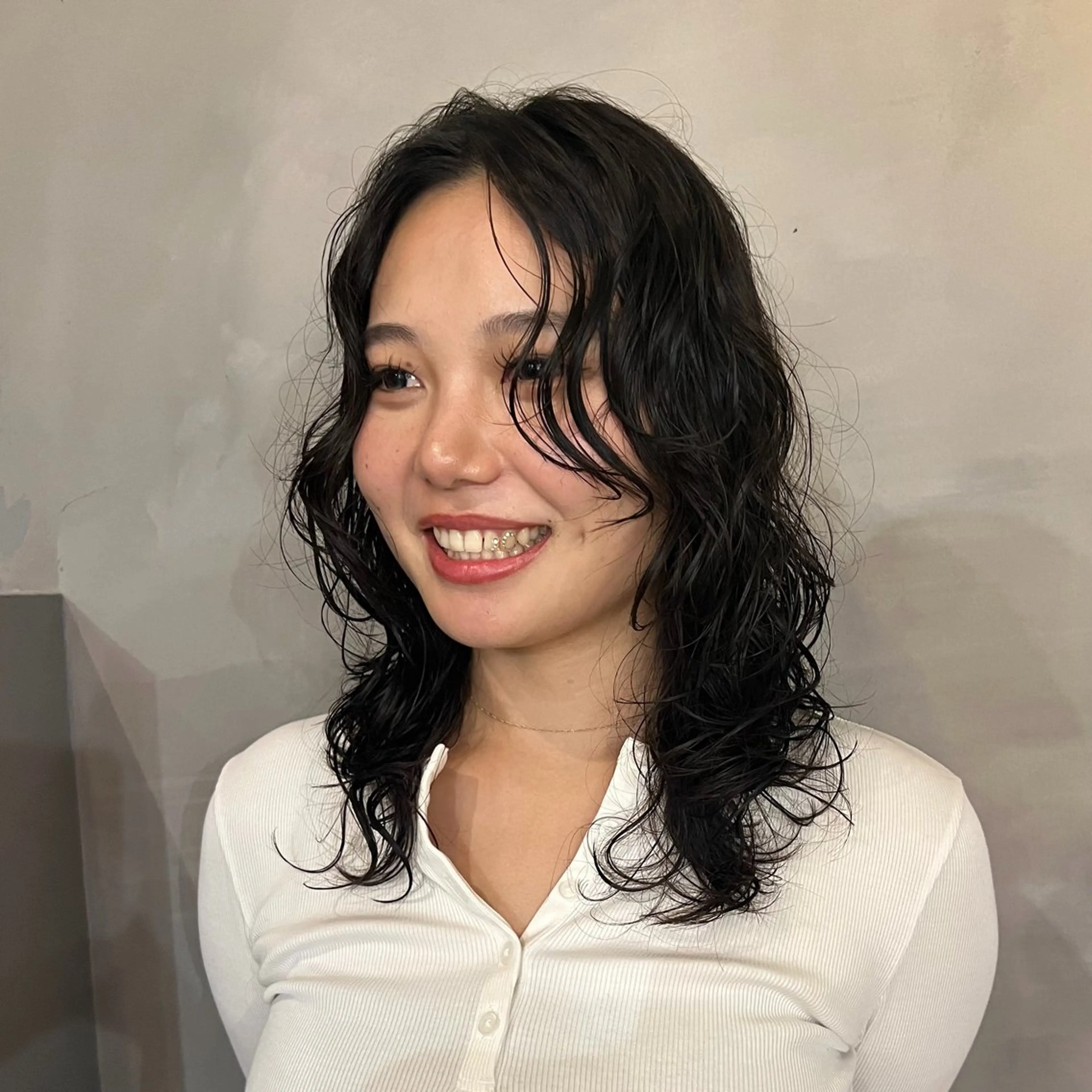 似合わせカット+低温デジタルパーマの写真