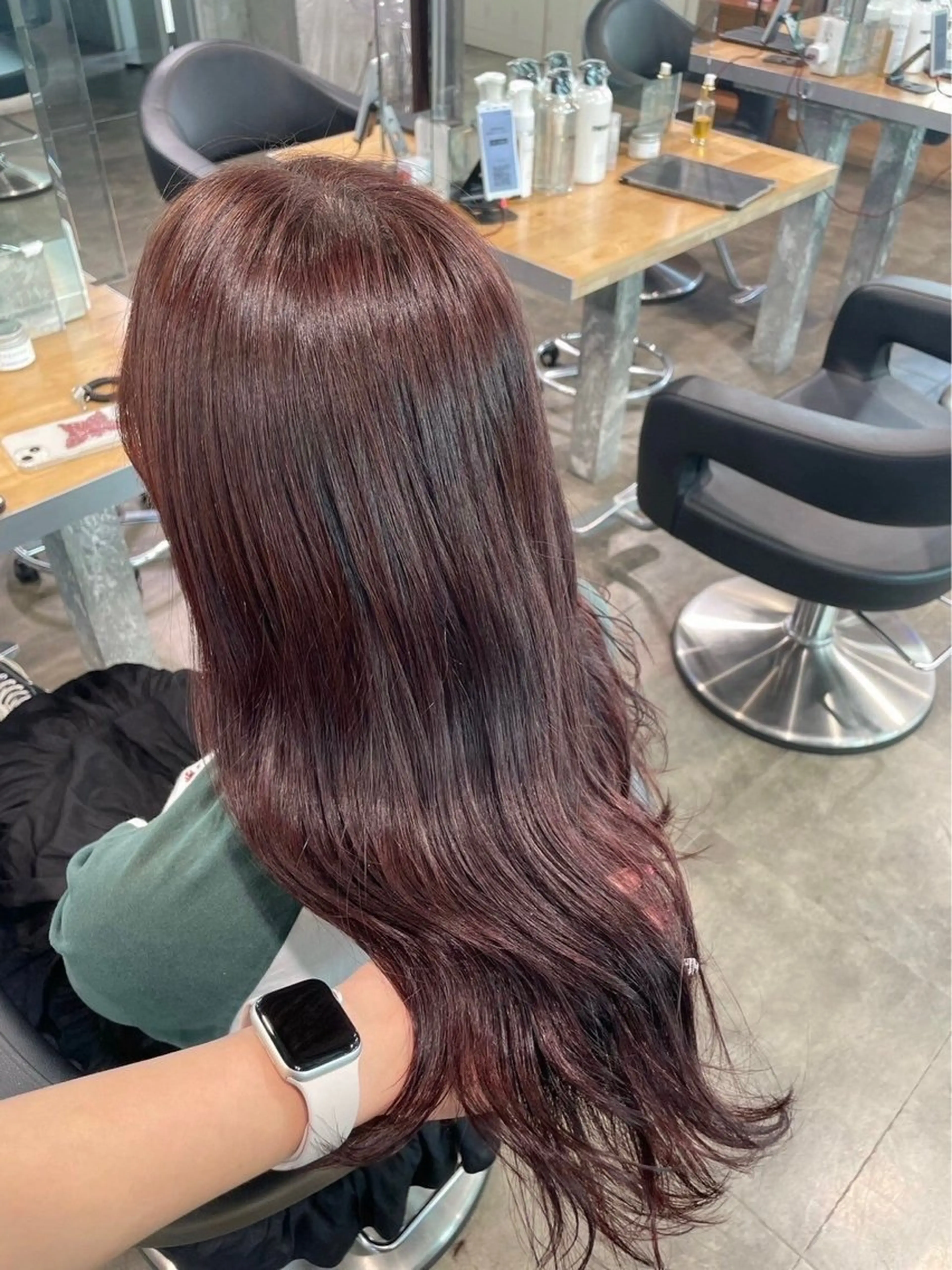 ロング カラー 🤍韓国大人っぽ ベージュMAI🤍のヘアスタイル