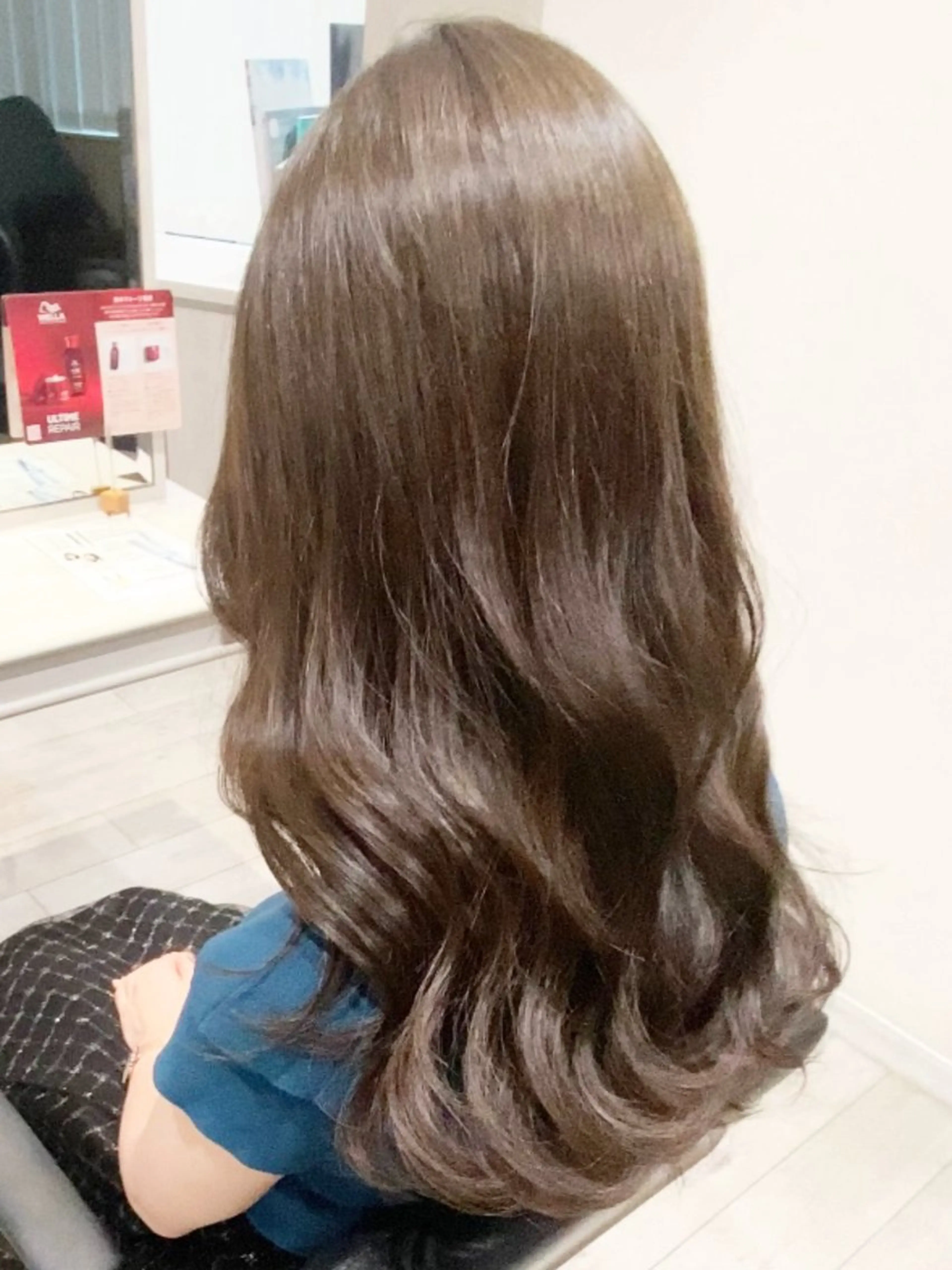 ブリーチなしWカラー+カット+トリートメントの写真