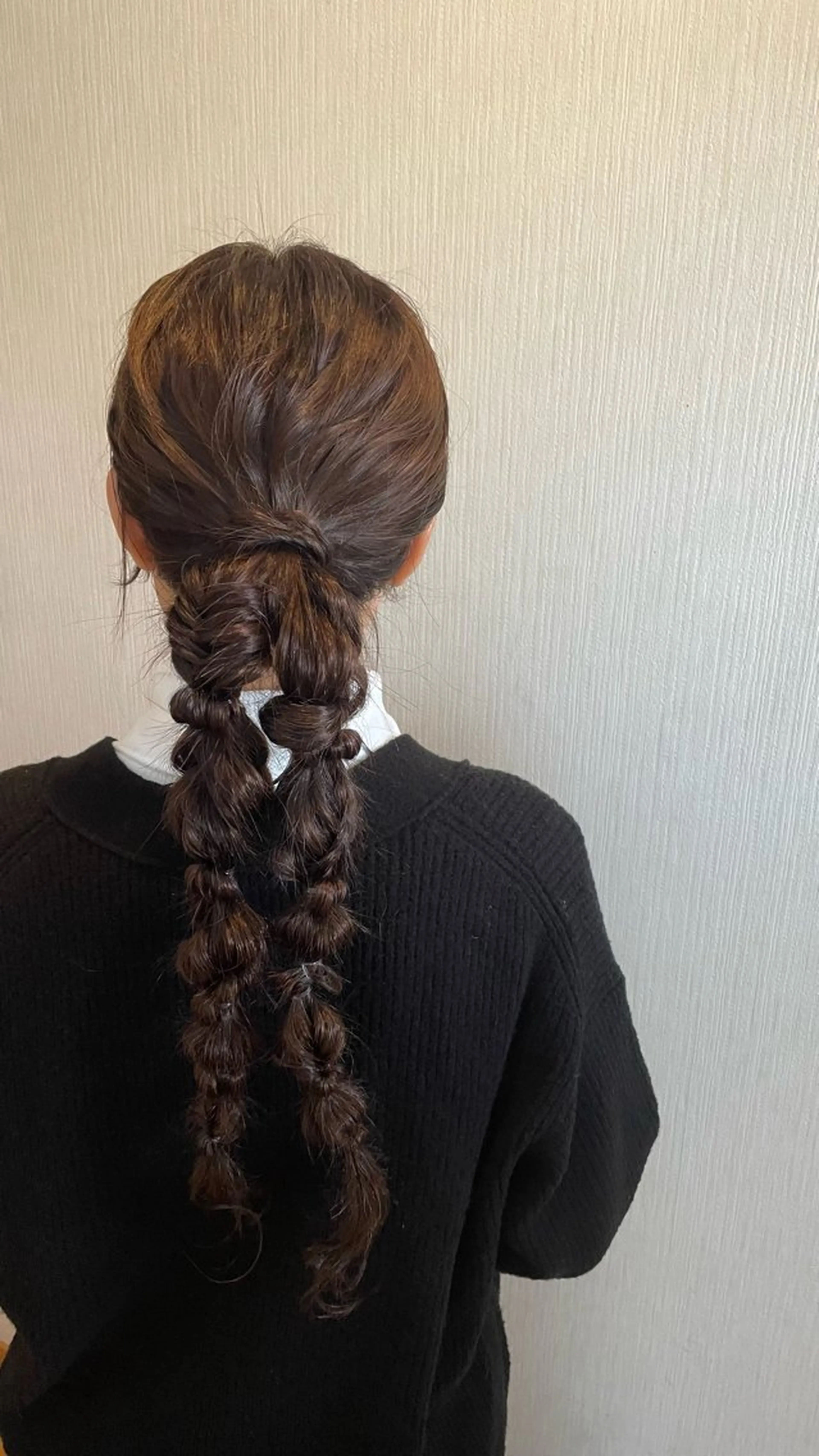 ロング ヘアセット YOLO 渋谷 nanamiのヘアスタイル