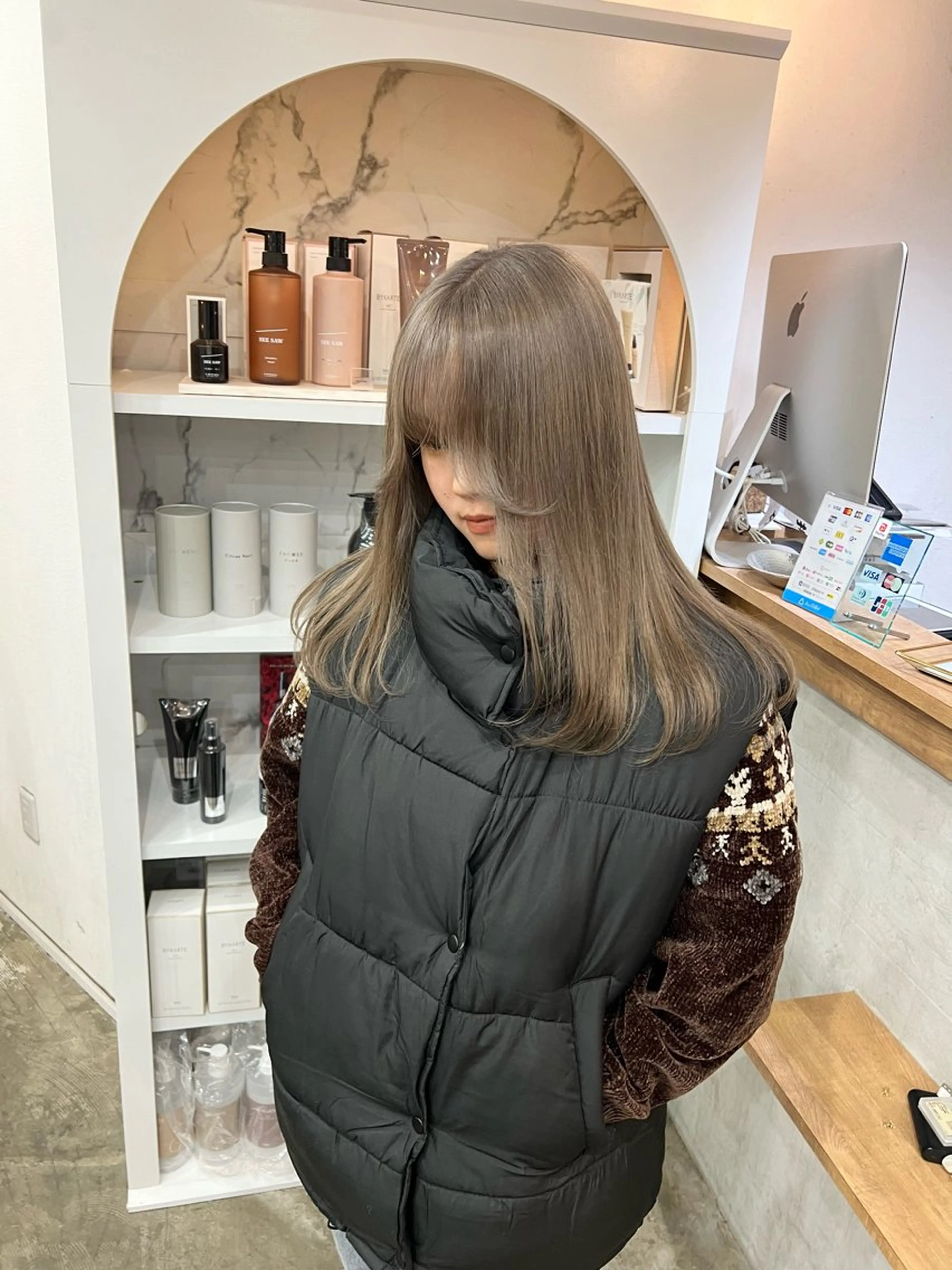 カラー いざわりお /梅田/ブリーチのヘアスタイル