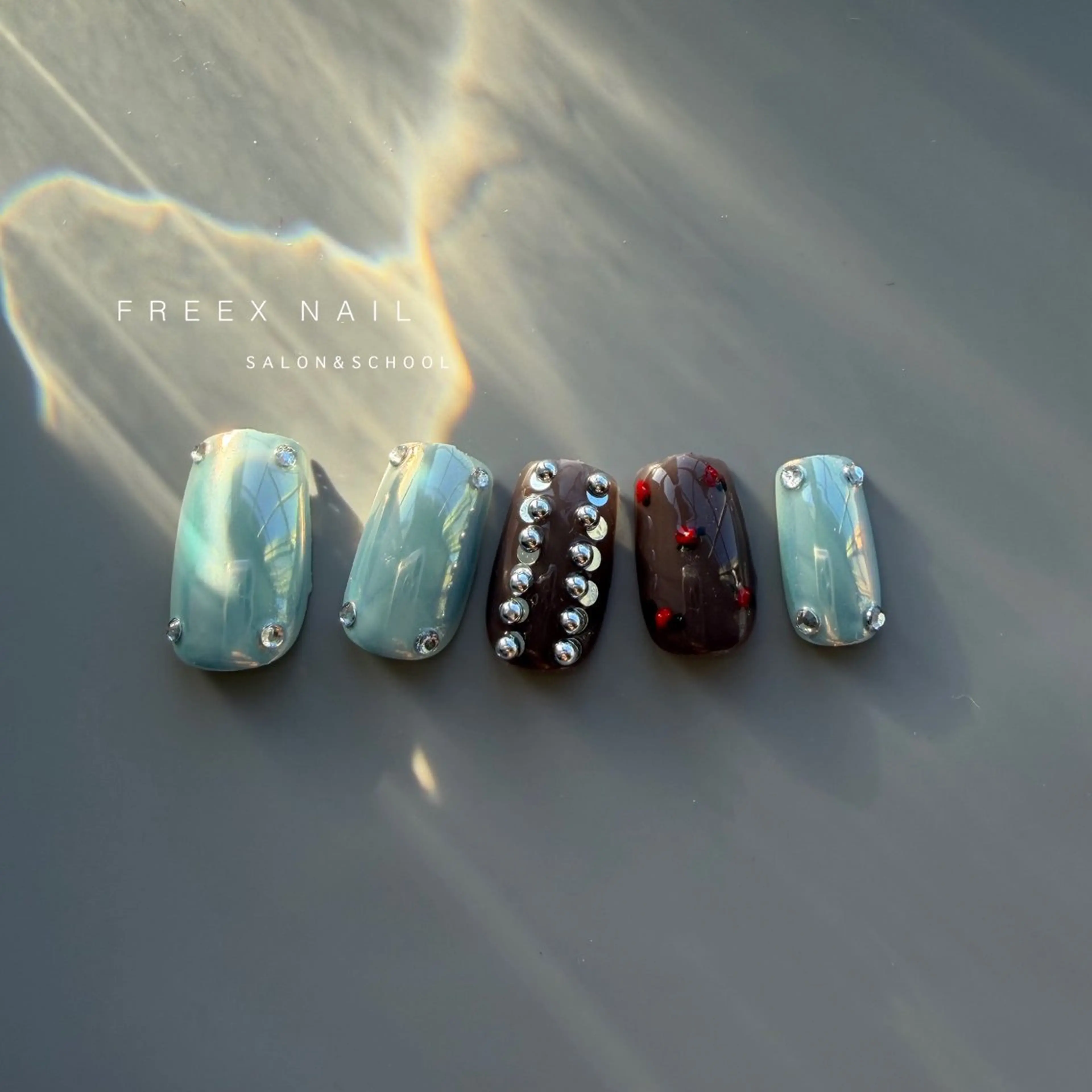 ネイル ハンドネイル ハンドケア freex nail /ニュアンス/個性派のネイルデザイン