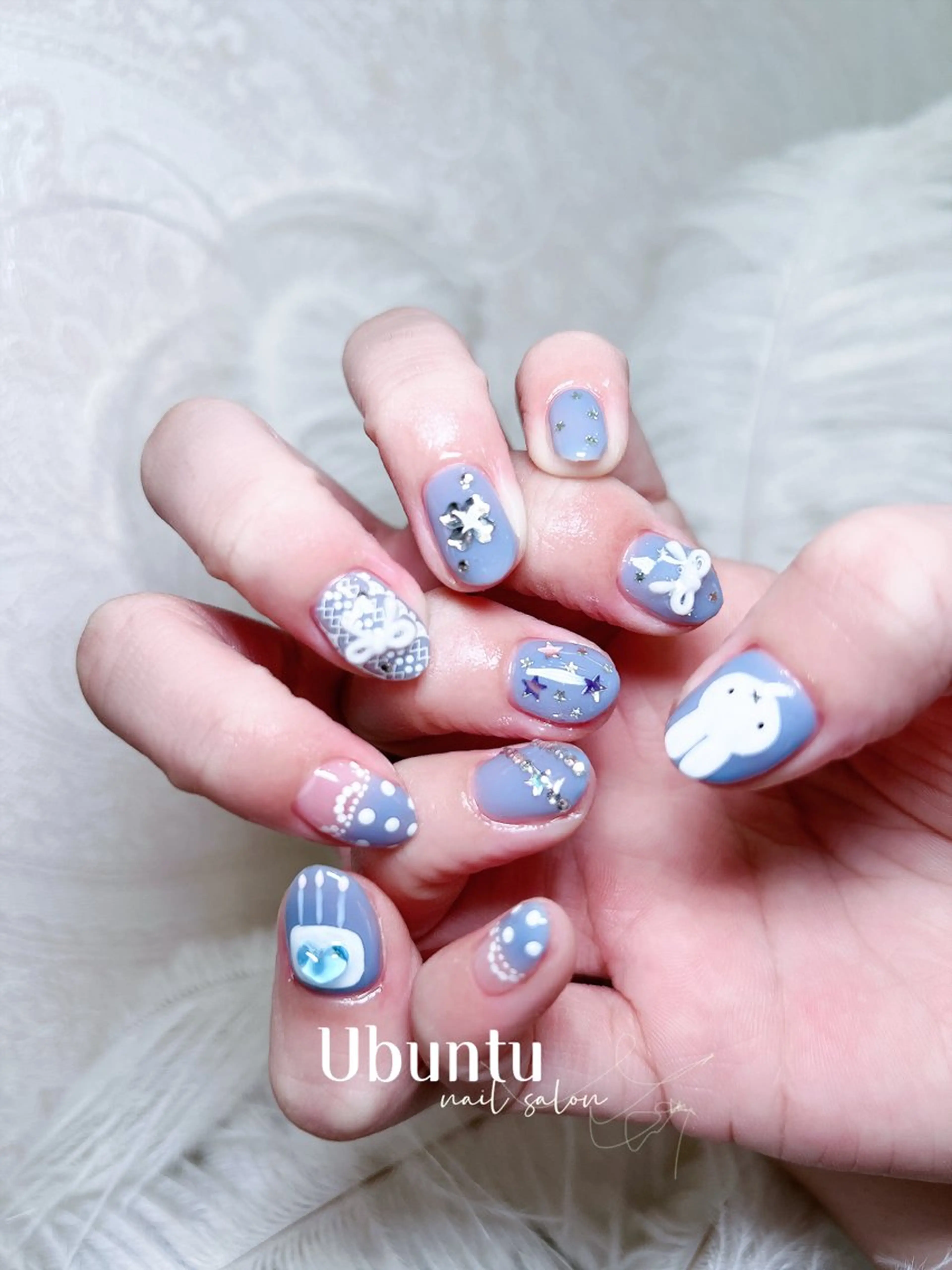 ネイル アートネイル ハンドネイル Ubuntu🎀 ネイルサロン✨のネイルデザイン