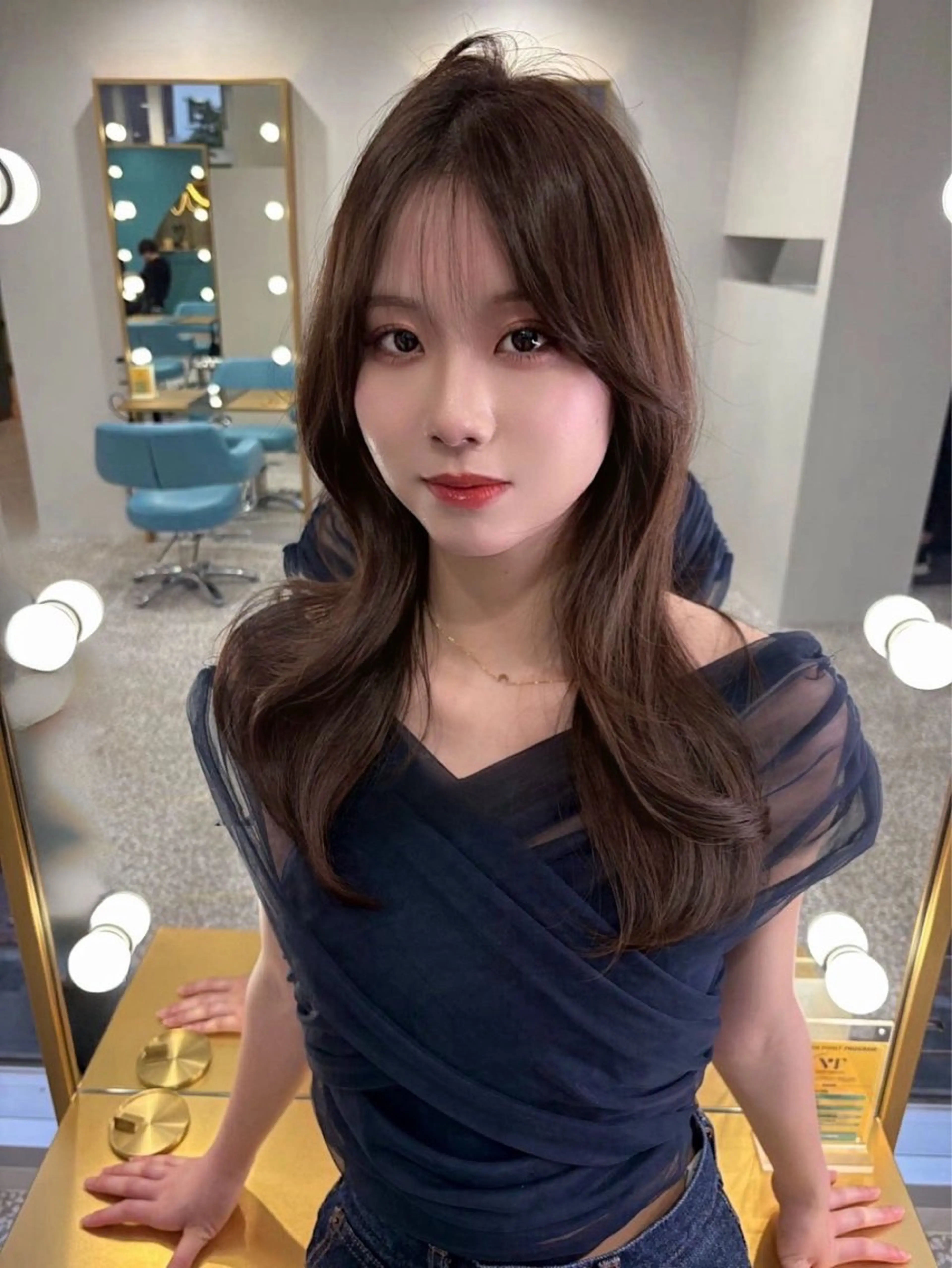 ロング 上谷 圭輝のヘアスタイル