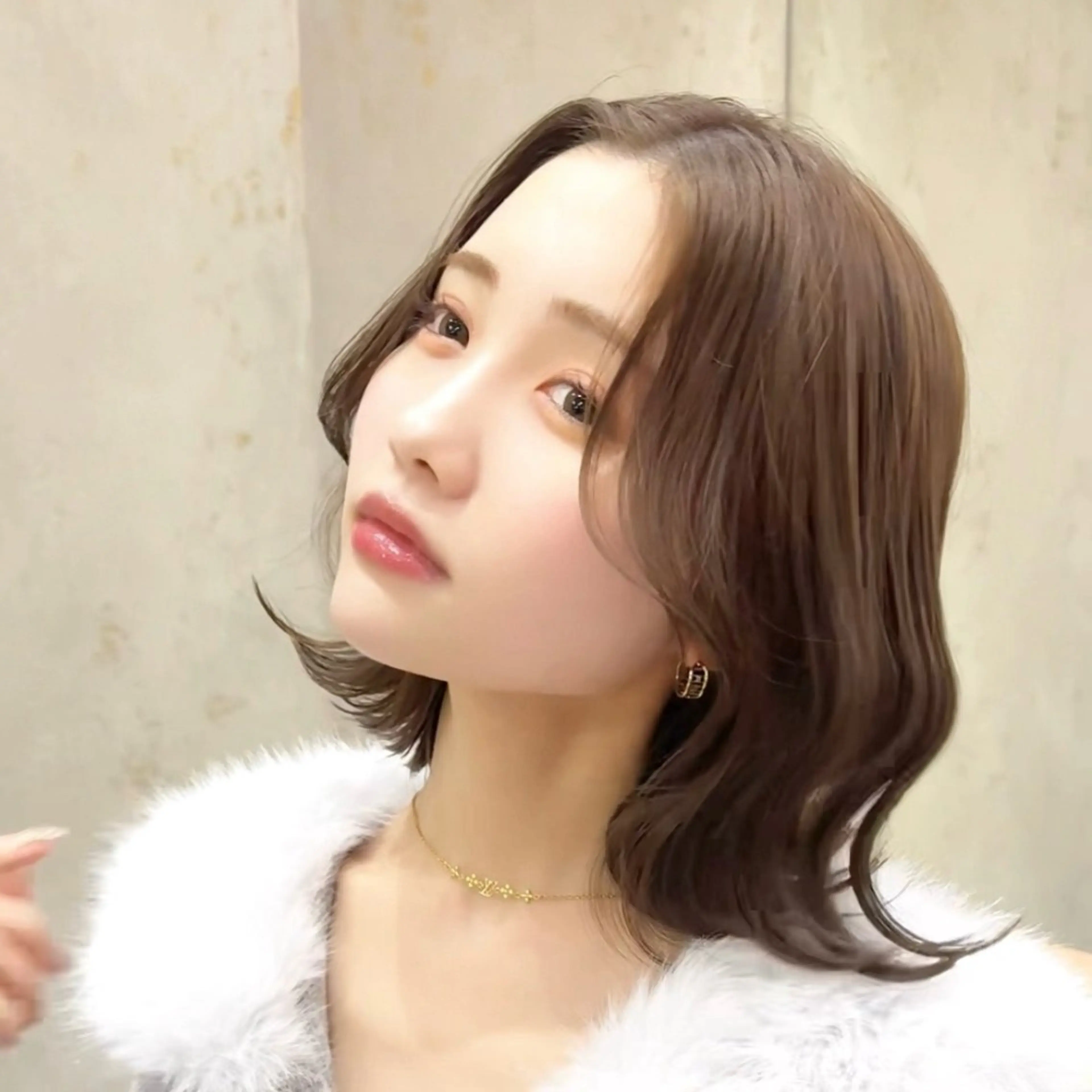 ショート カラー カット ヘアカラー トリートメント 莉乃/縮毛矯正/髪質 改善/艶カラーのヘアスタイル