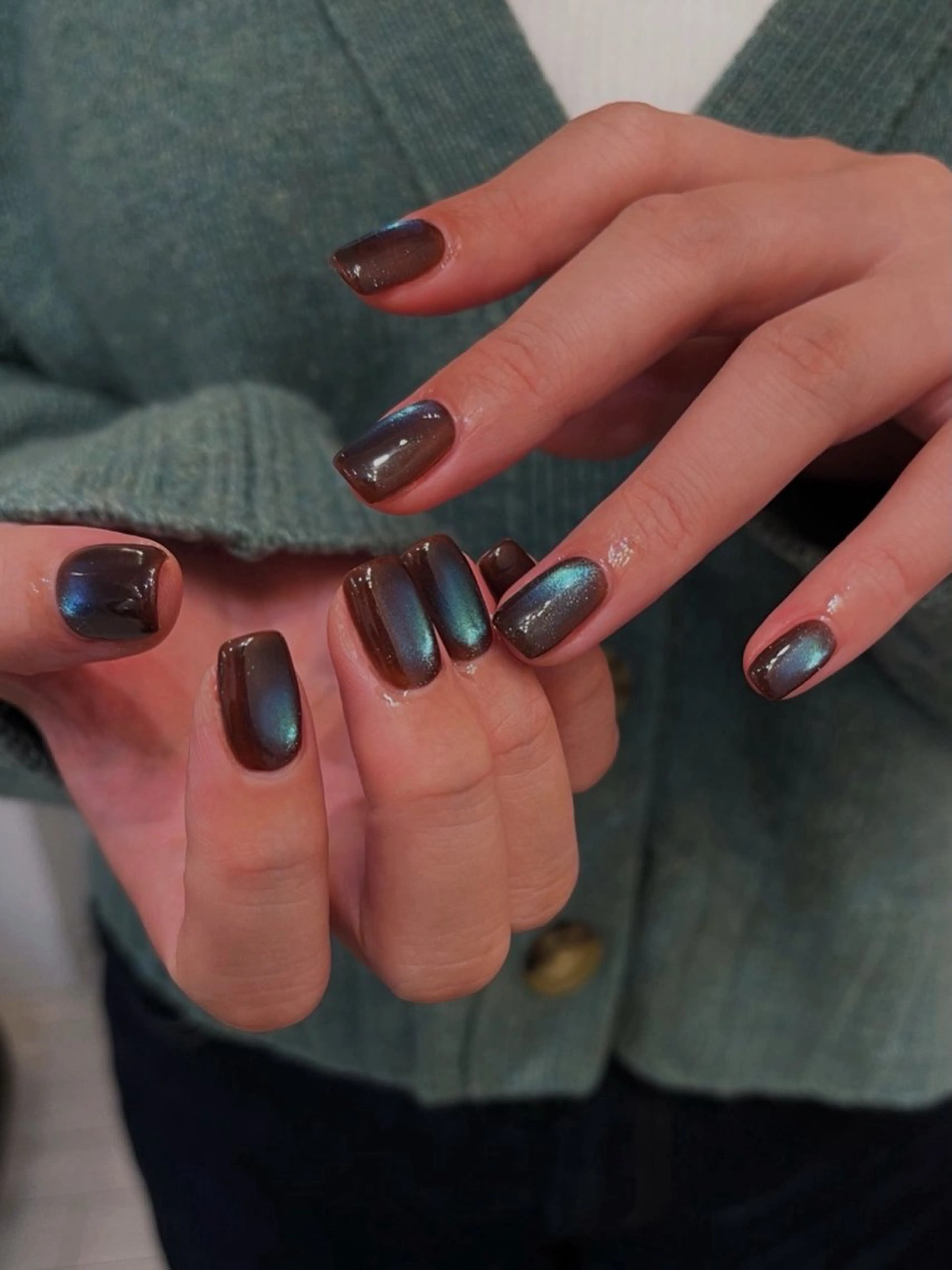 【人気No.1！】マグネットネイルコース🪐🤍(オフなし)の写真