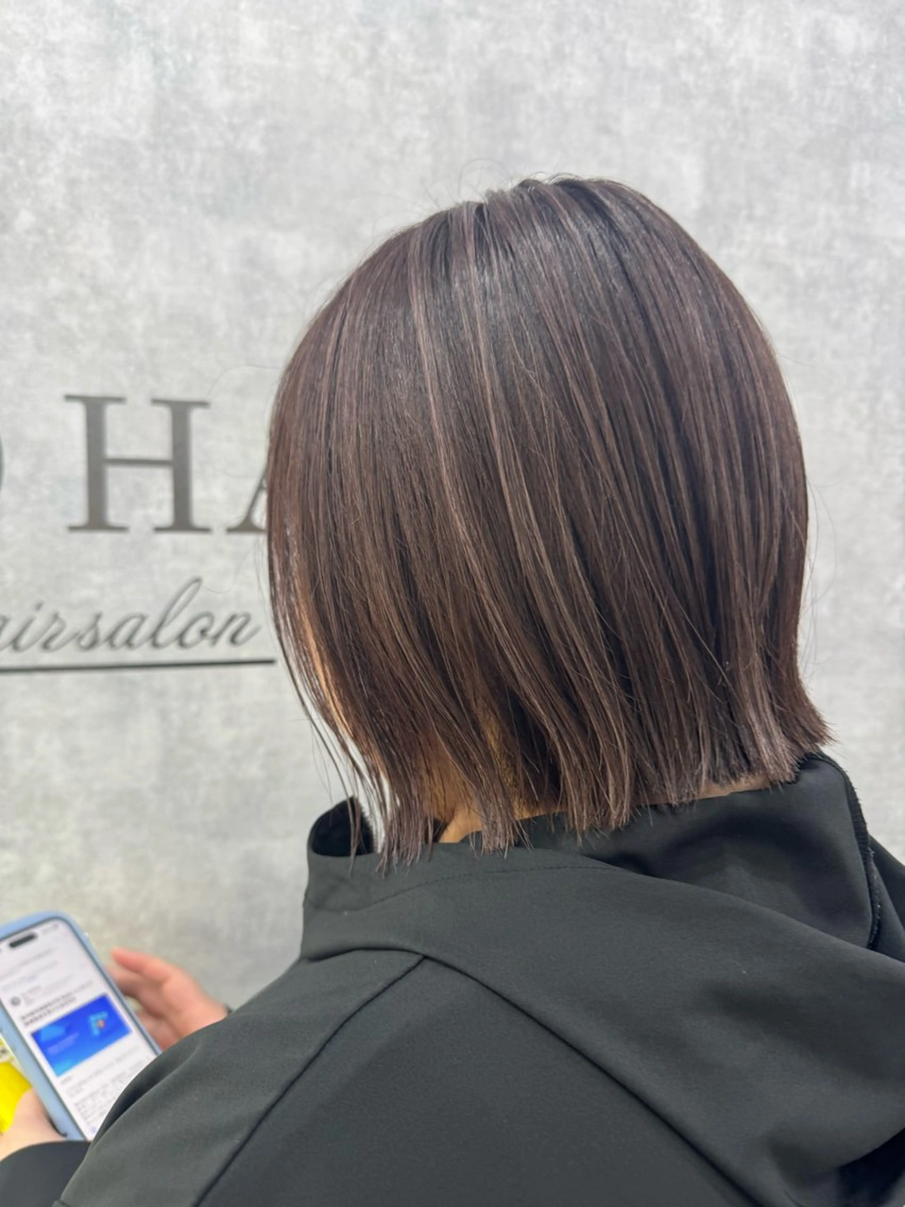 ショート ボブ レイヤーカット RILOHANA 宮平のヘアスタイル