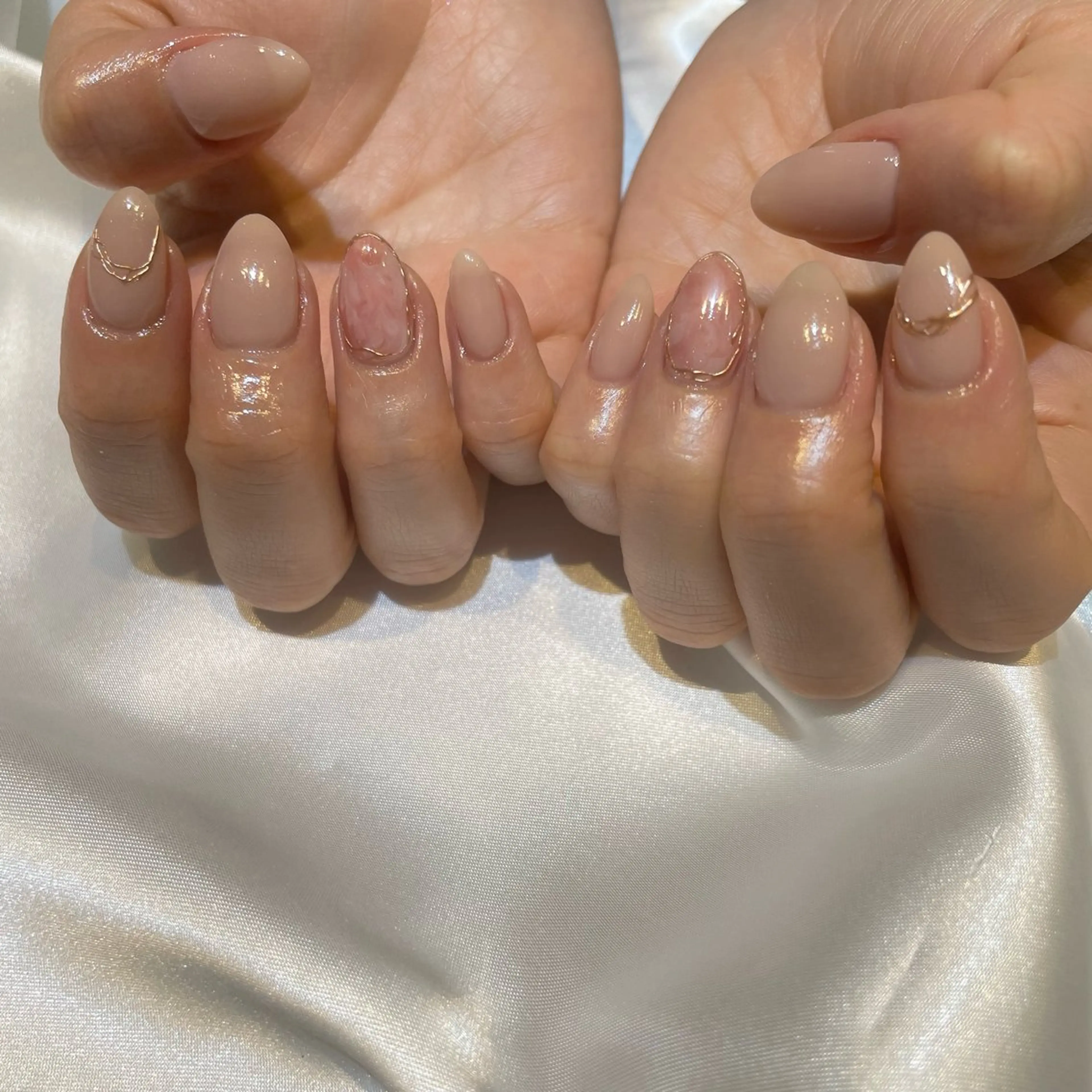 ネイル ハンドネイル 糀屋 彩奈のネイルデザイン