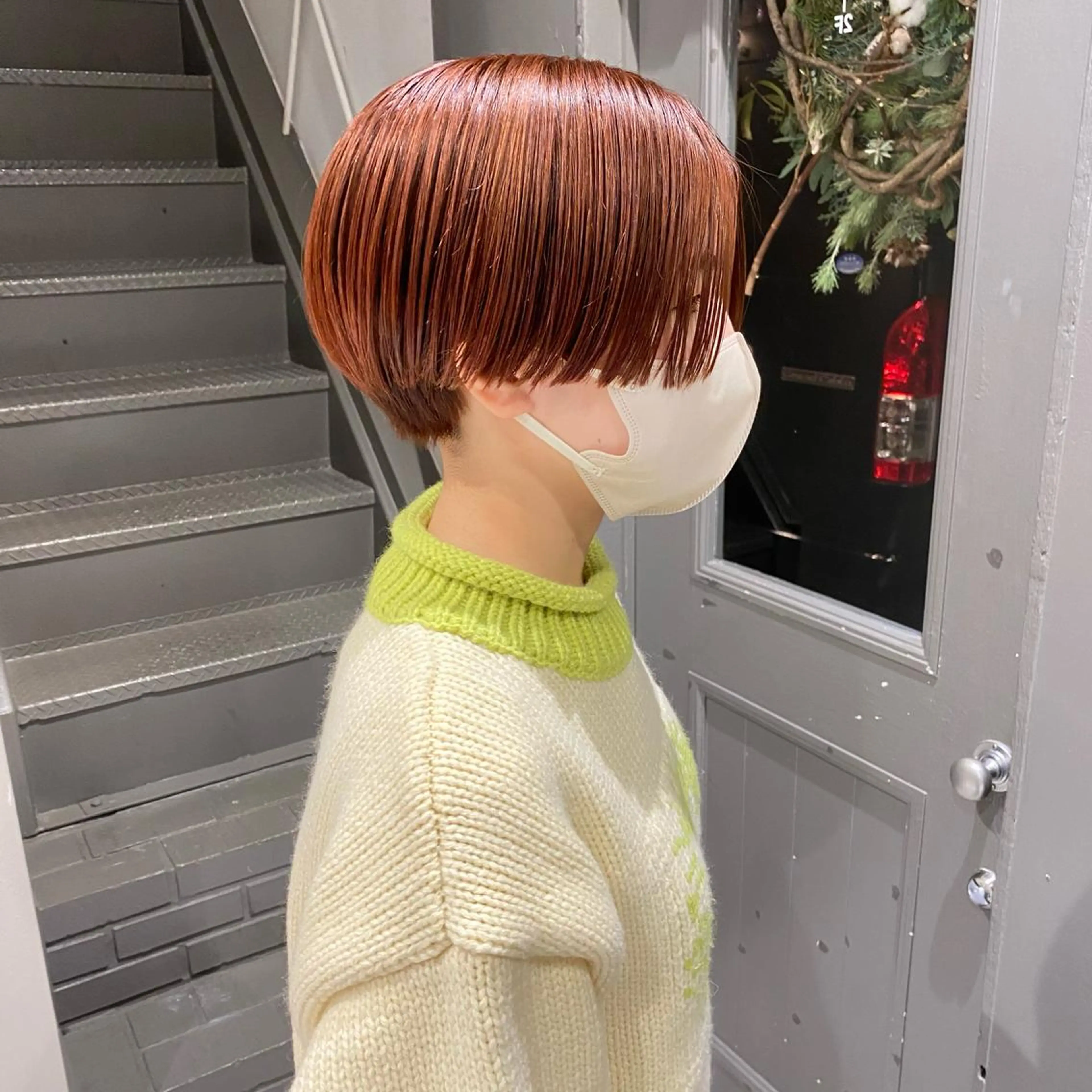 ショート カラー ボブ/ミニボブ 透明感カラーkadoのヘアスタイル