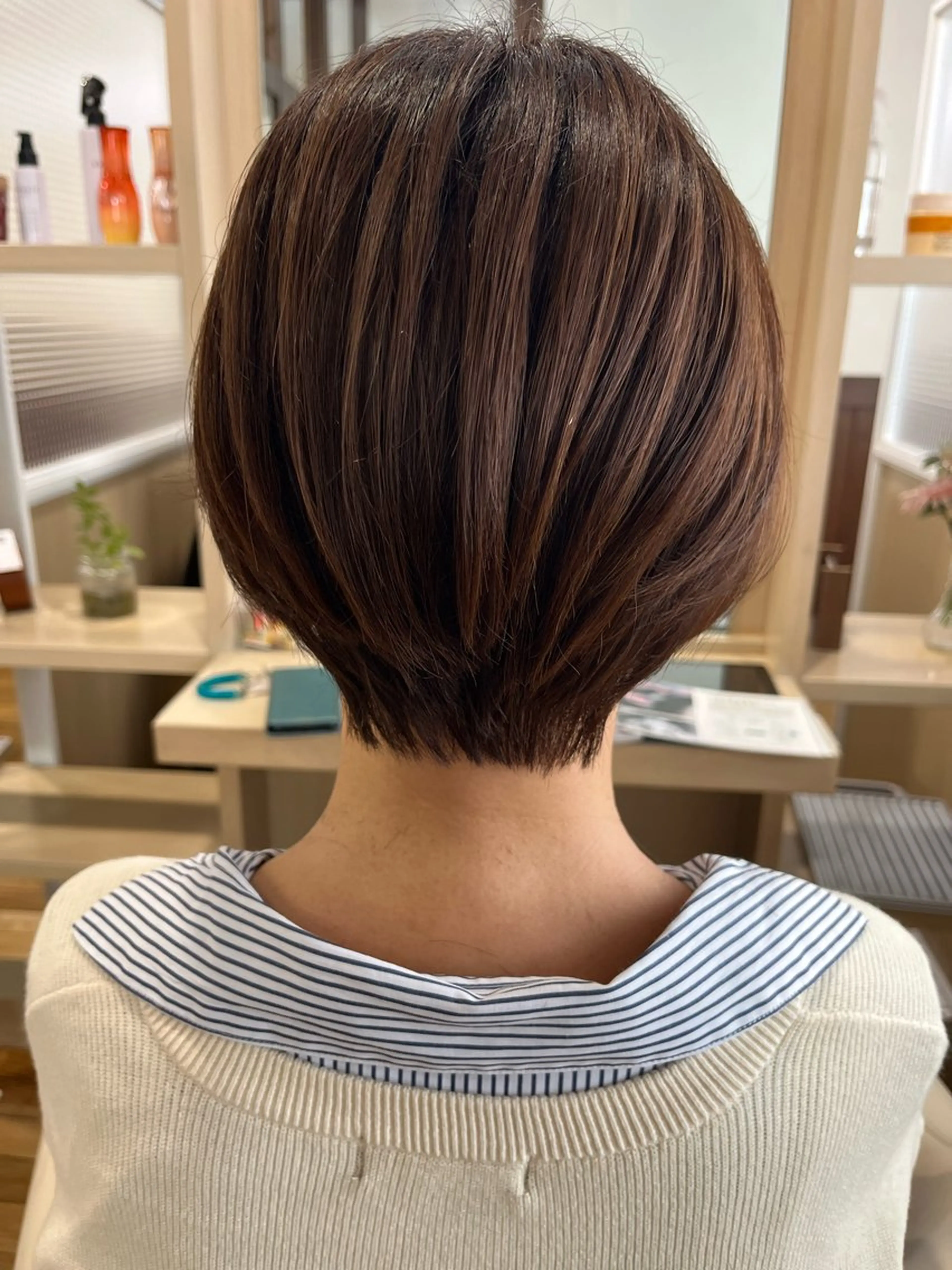 ショート カラー カット ヘアカラー 鈴木 結のヘアスタイル