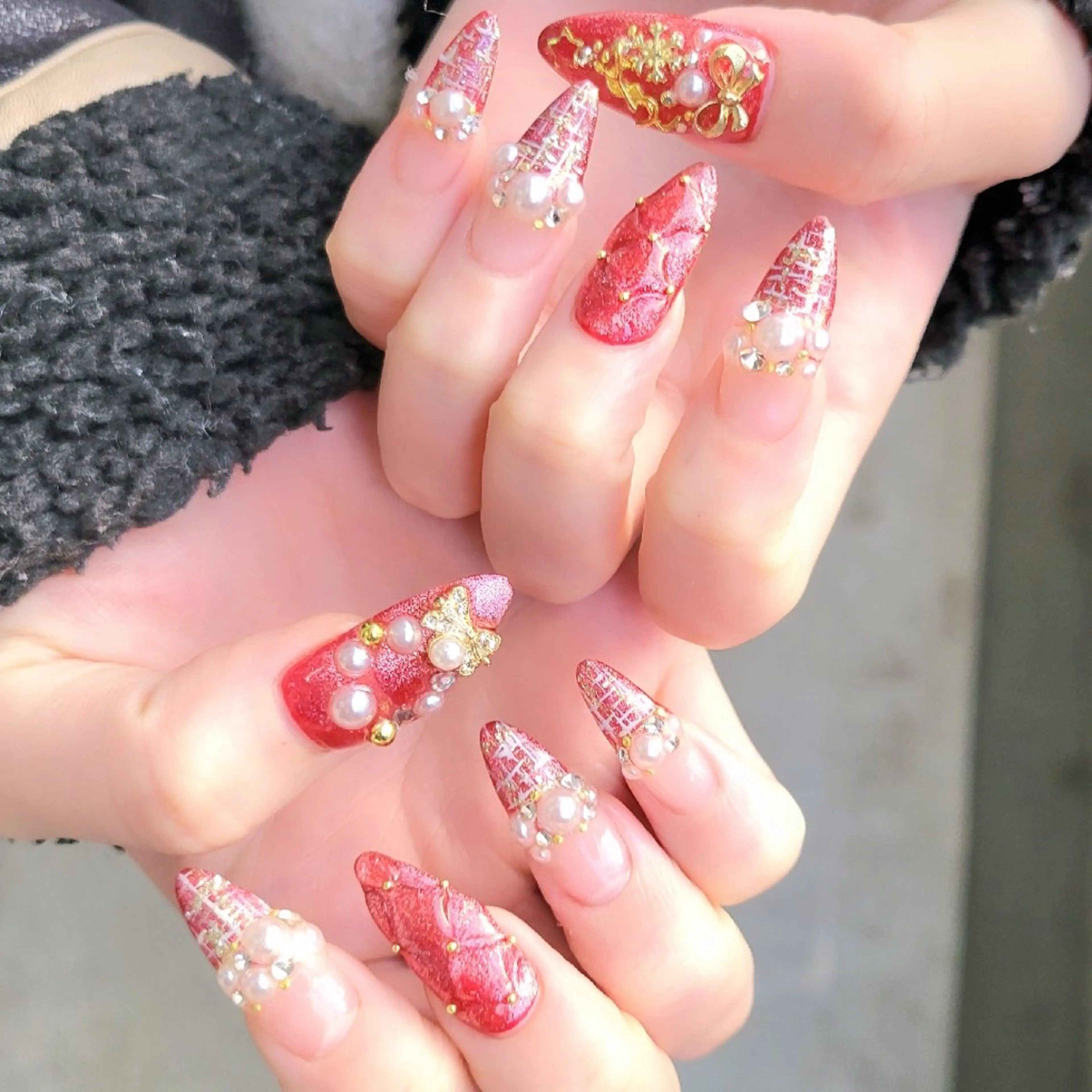 ネイル 冬ネイル クリスマス ハンドネイル Natsumi 🦊  Nailのネイルデザイン