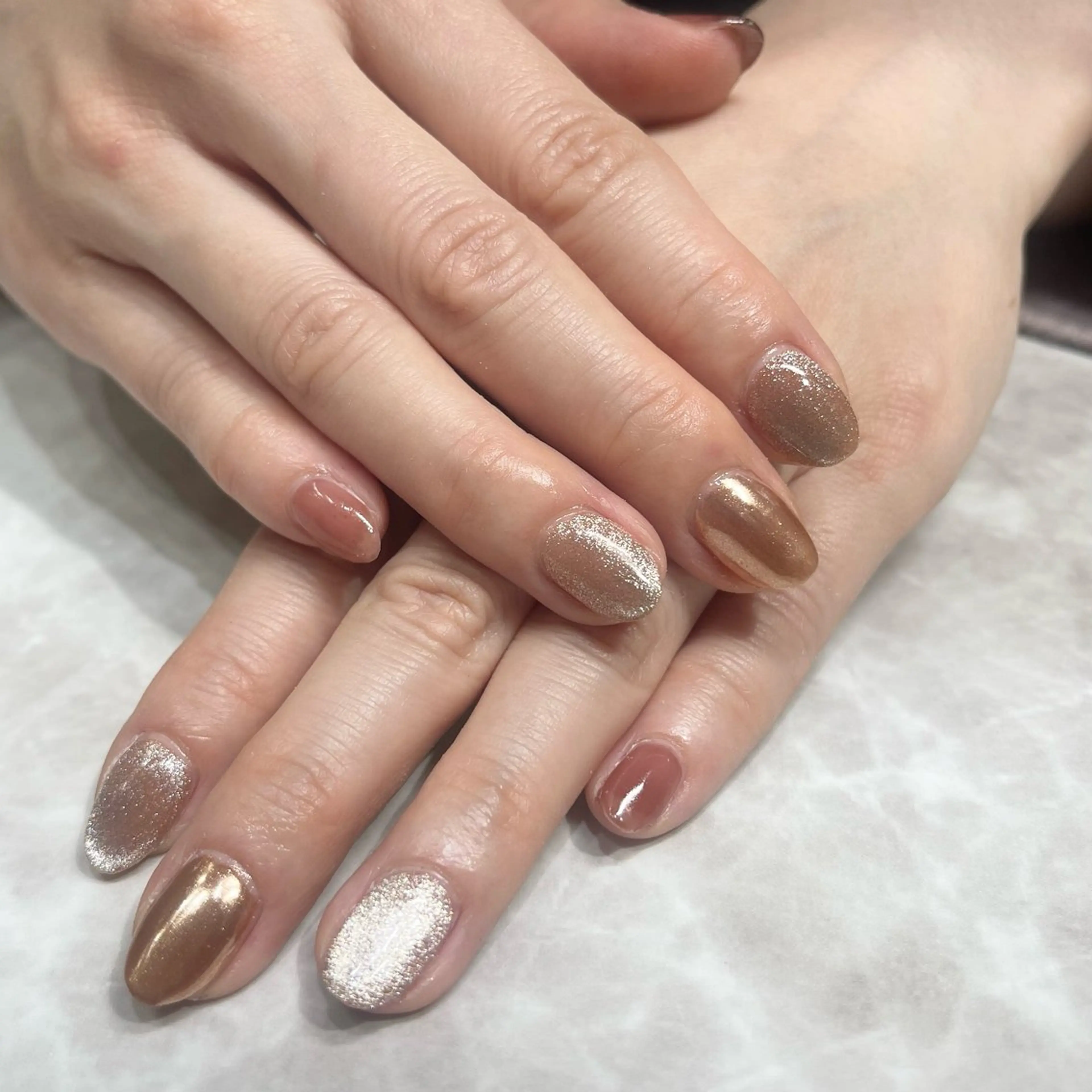 ネイル アートネイル ジェルネイル ハンドネイル 粕屋ネイル&耳つぼ 🫧Natsumiのネイルデザイン