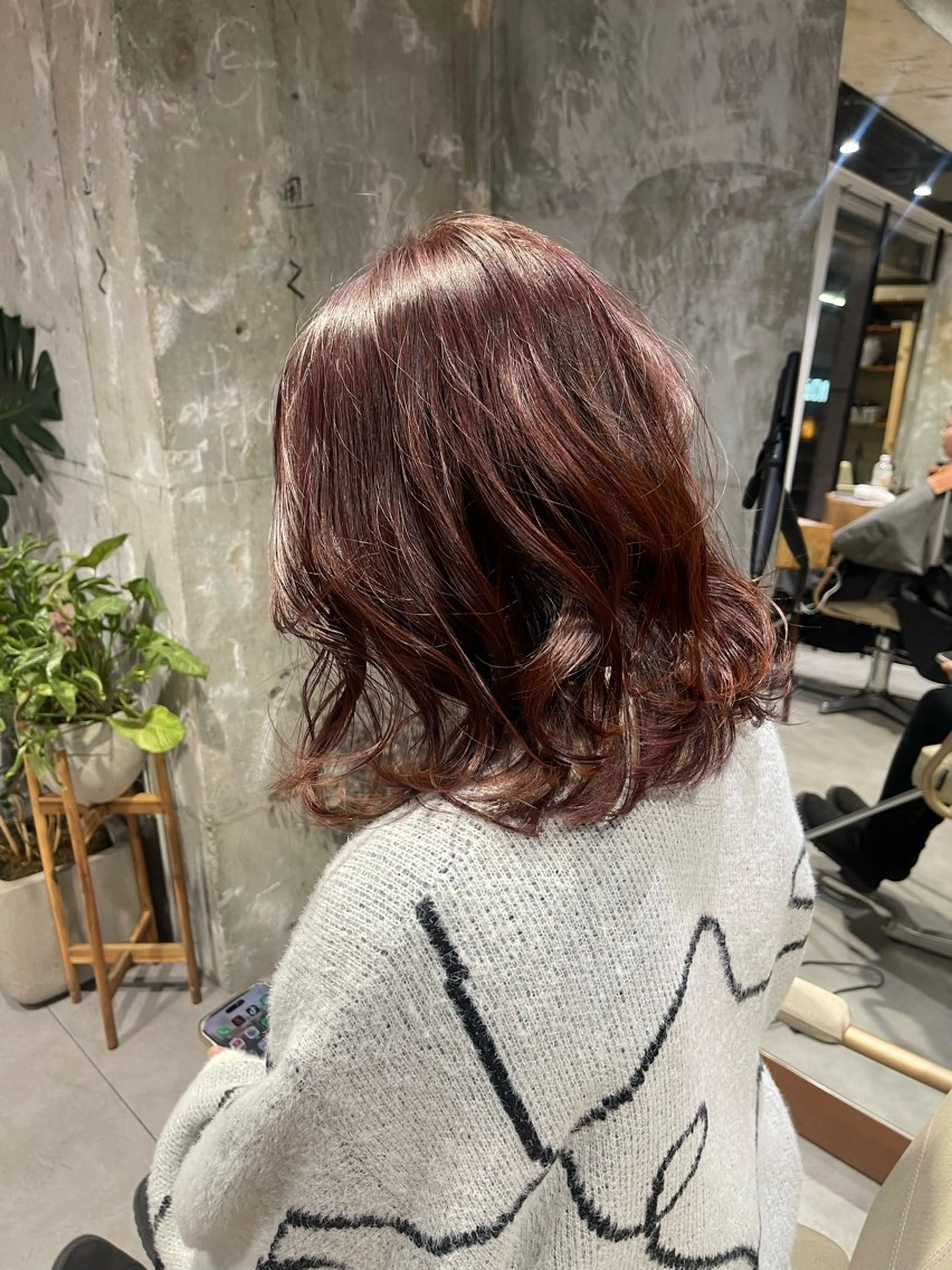 ミディアム カラー ヘアアレンジ 阪倉 美玲のヘアスタイル