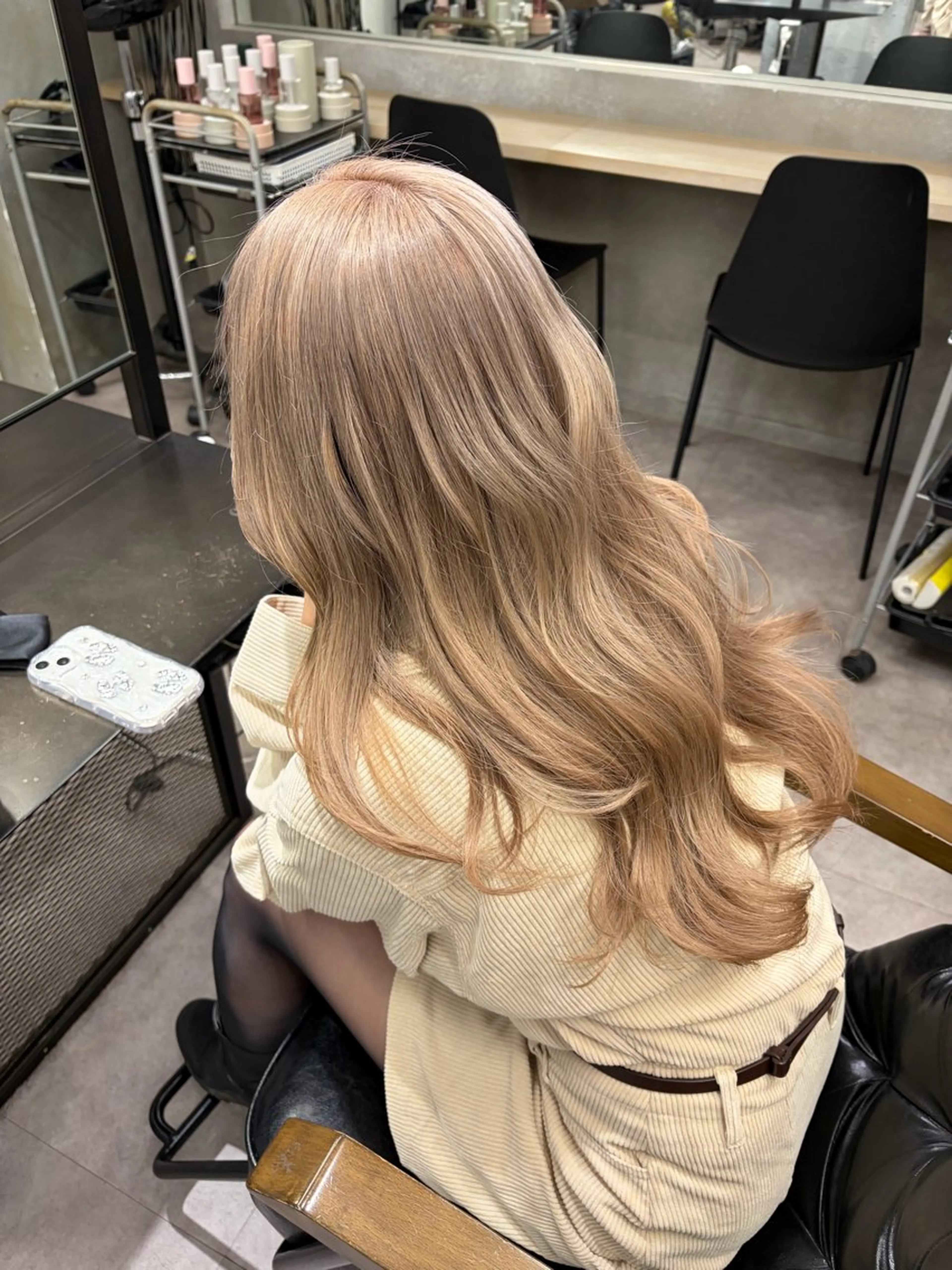 ロング ヘアカラー 💜垢抜けメンズパー マ💜Sakuraのヘアスタイル
