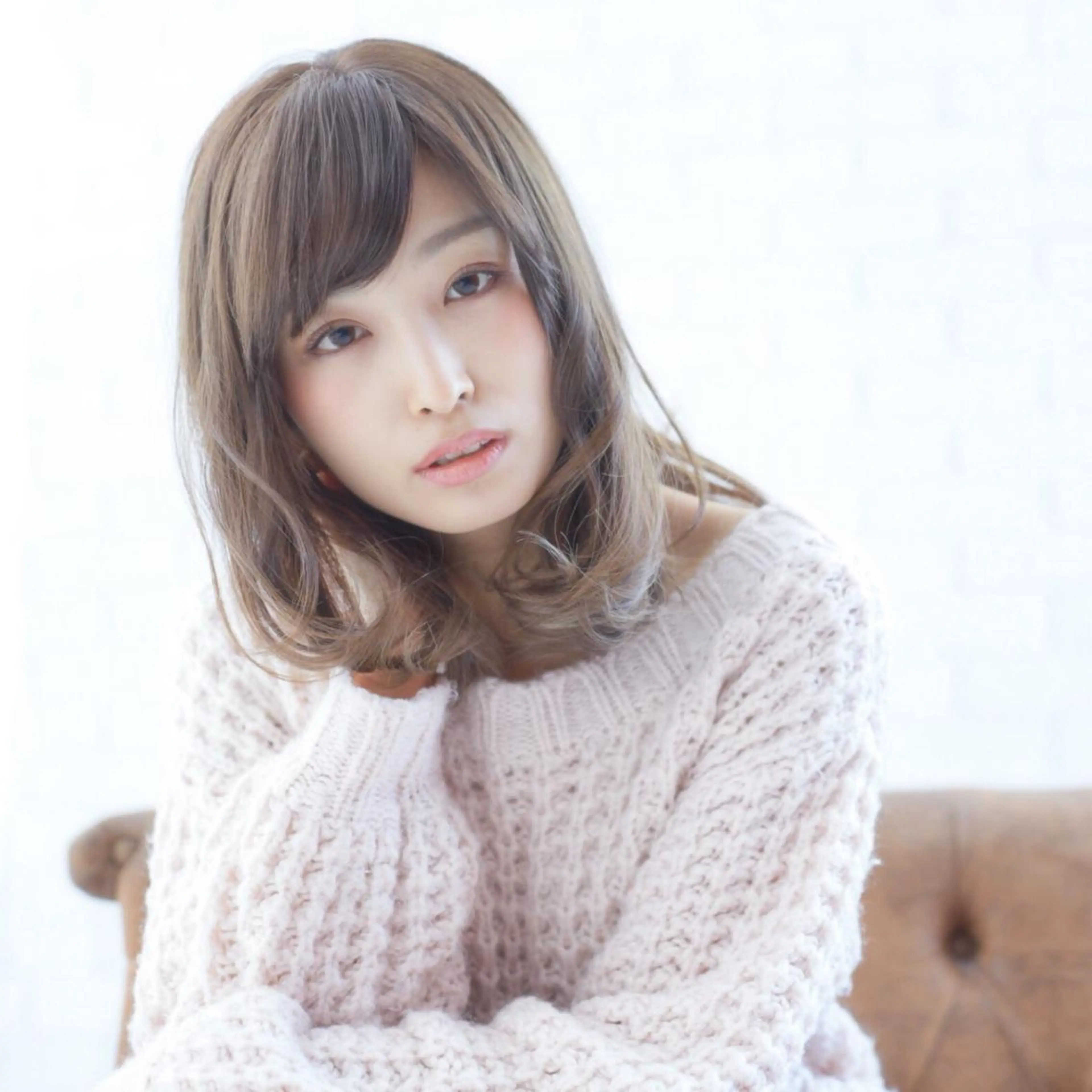 ミディアム カラー ご新規様限定 透明感カラーKANAのヘアスタイル