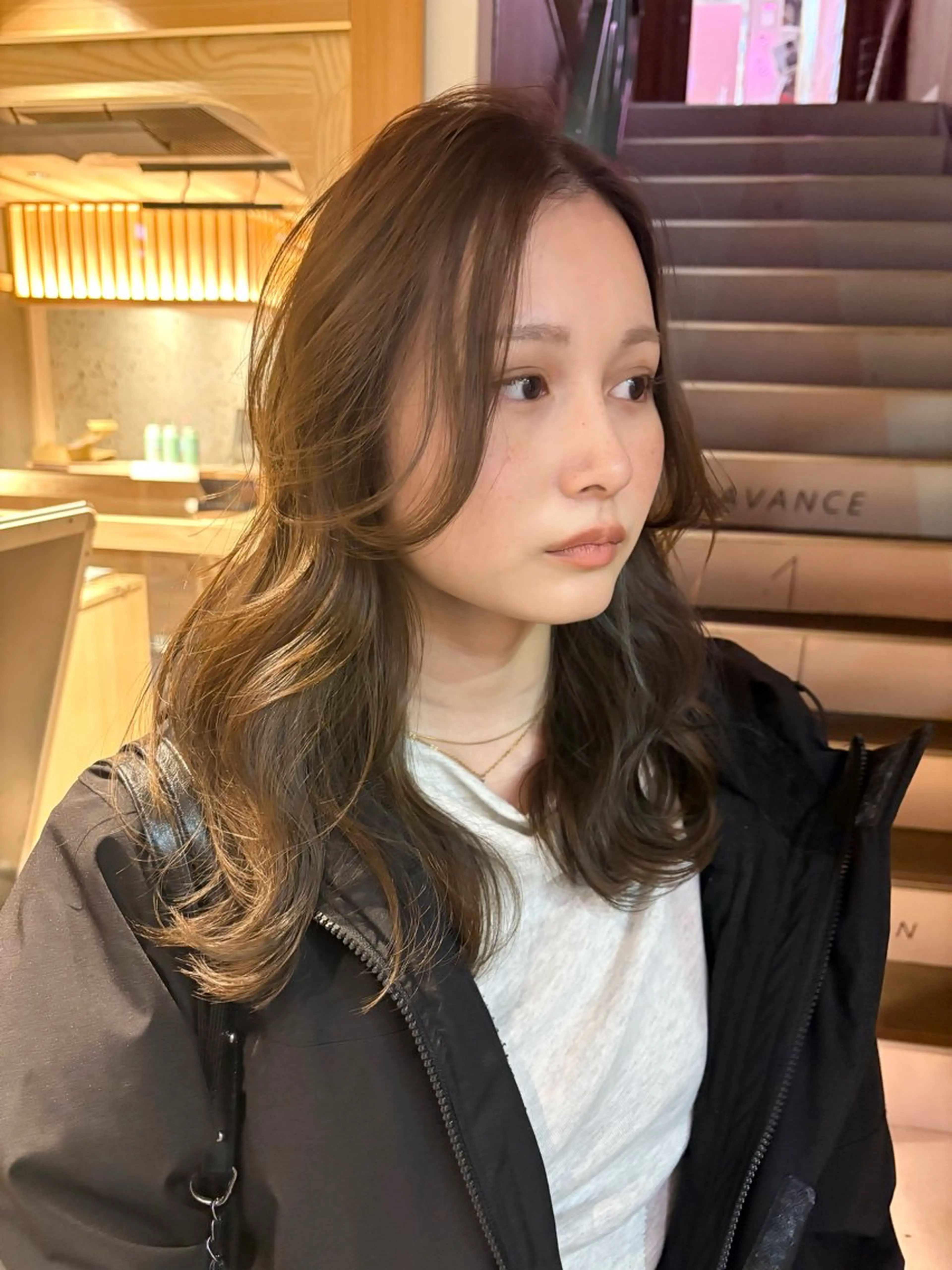 ロング カラー パーマ ヘアアレンジ アディクシーカラー 透明感カラー カット ヘアカラー トリートメント 【暗め透明感カラー】 【インナー】小島良太のヘアスタイル