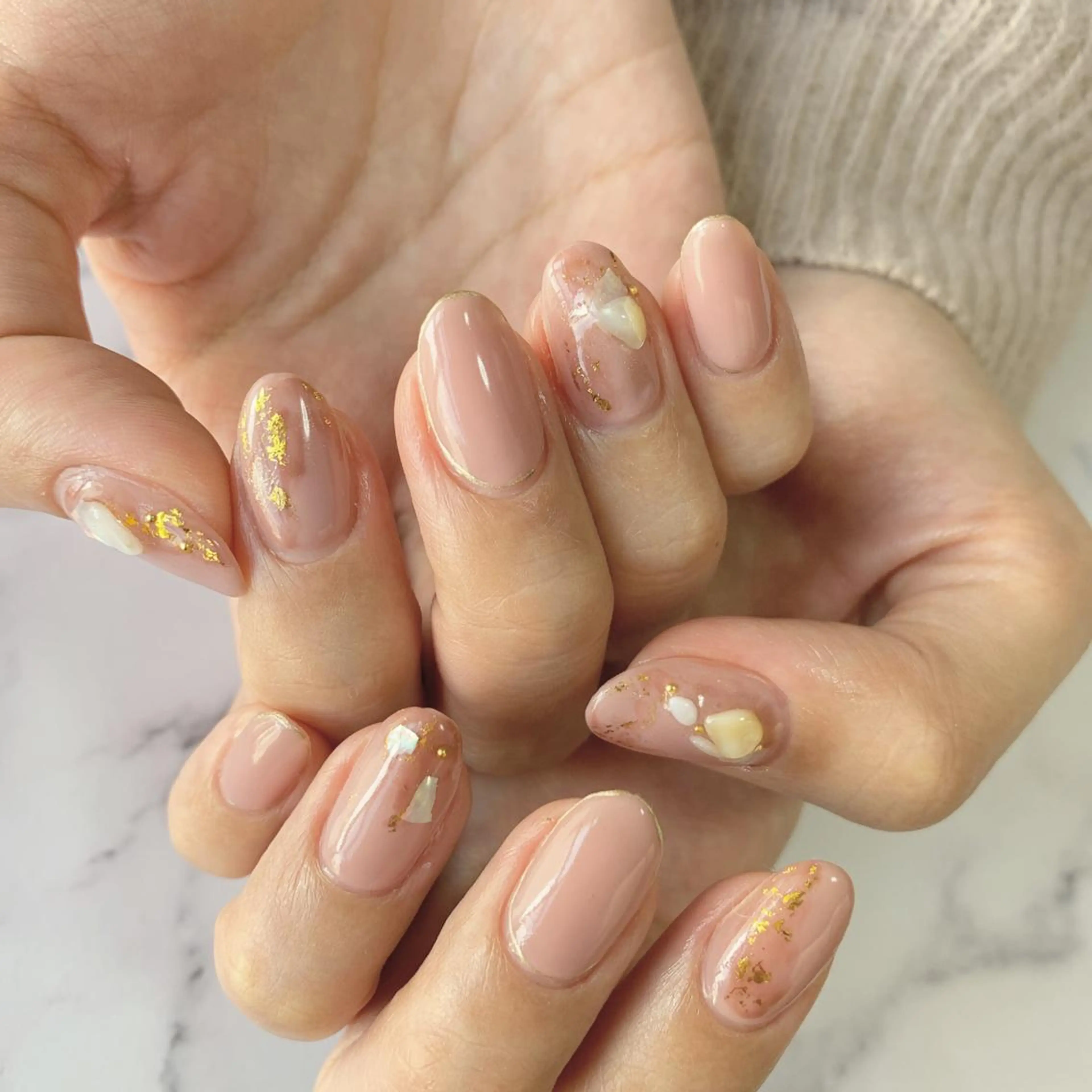 ネイル ハンドネイル 神戸駅ネイルサロン PE NAILSのネイルデザイン