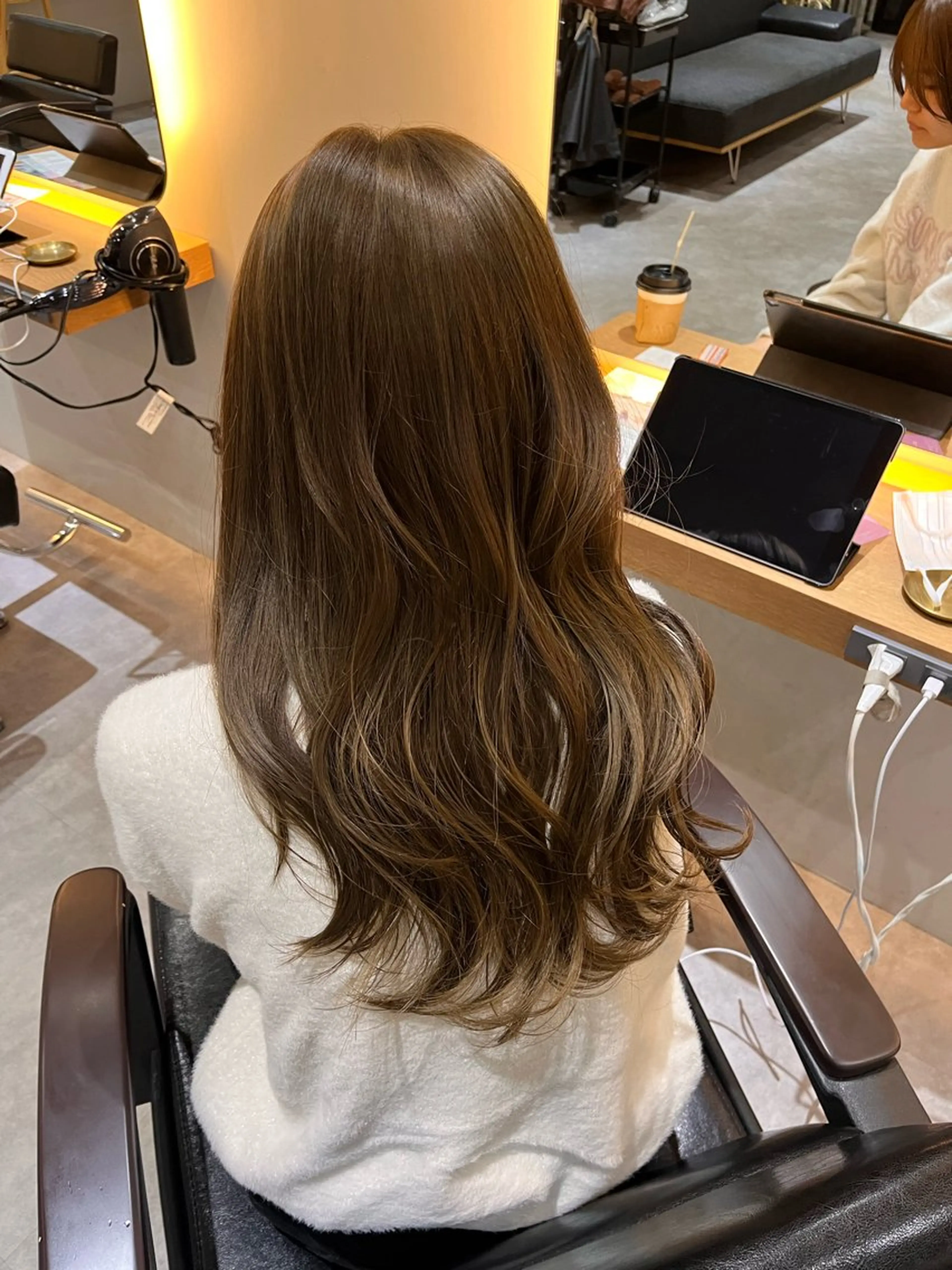 ロング カラー カット ヘアカラー ロングカット/ うる艶カラー/ユイのヘアスタイル