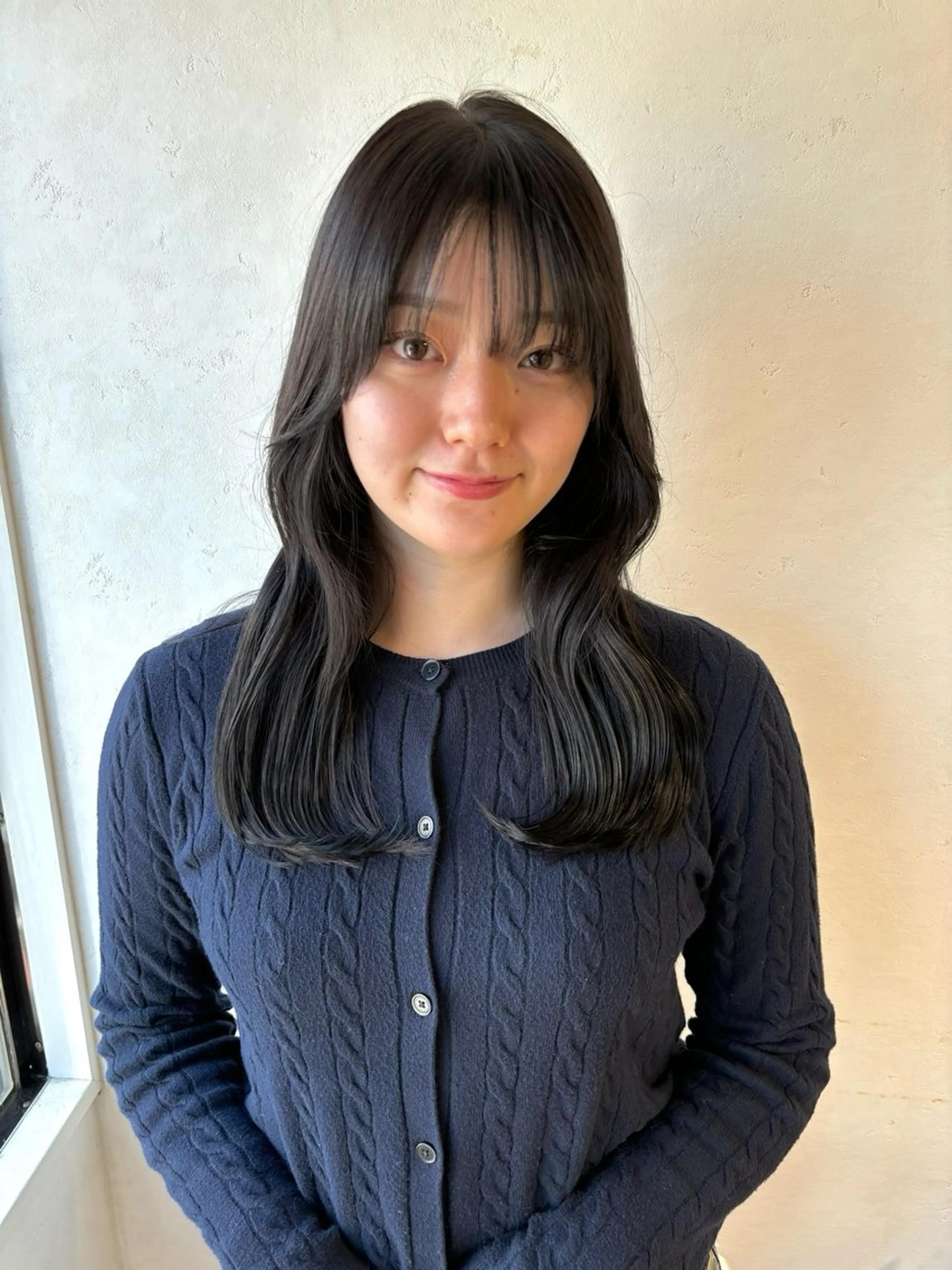 セミロング カラー ヘアアレンジ ヘアカラー 女性専用サロンiiro【イロ】所属・【韓国ヘア/透明感 カラー】makotoのヘアスタイル