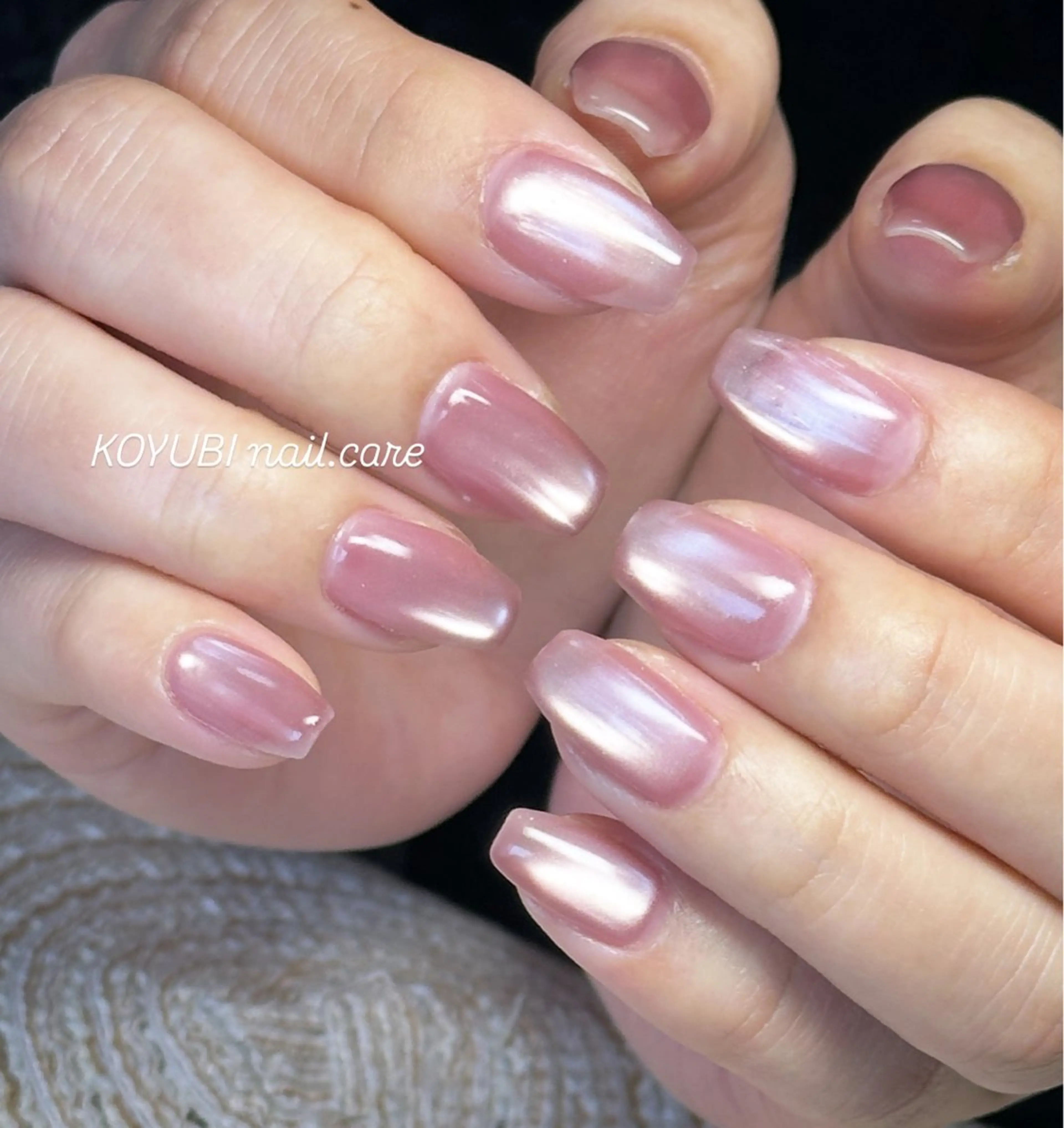 ネイル カジュアル マグネットネイル オフィスネイル シンプルネイル KOYUBI 大関のネイルデザイン