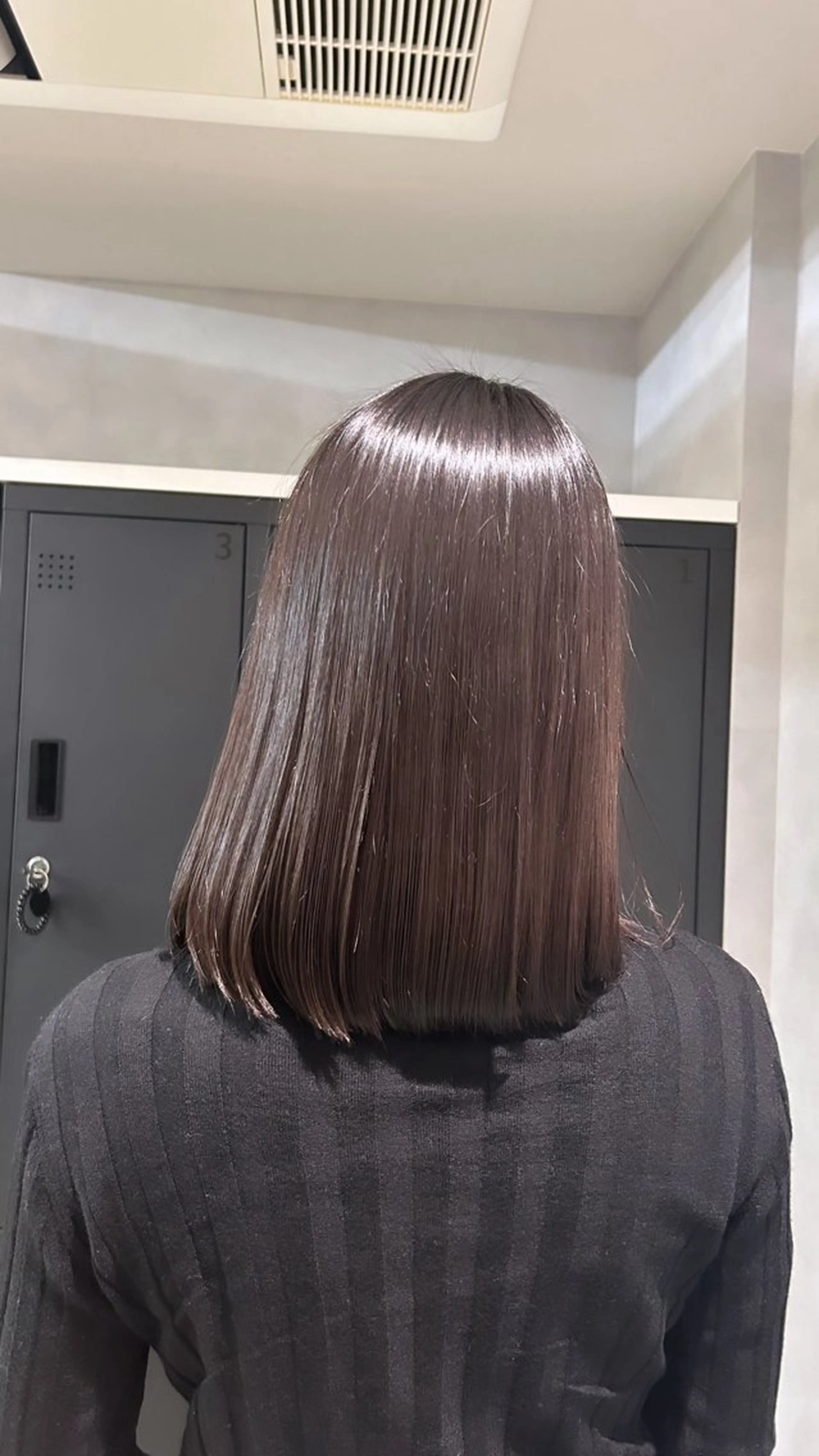 ミディアム ミディアムパーマ 髪質改善 縮毛矯正 諸井 芽のヘアスタイル