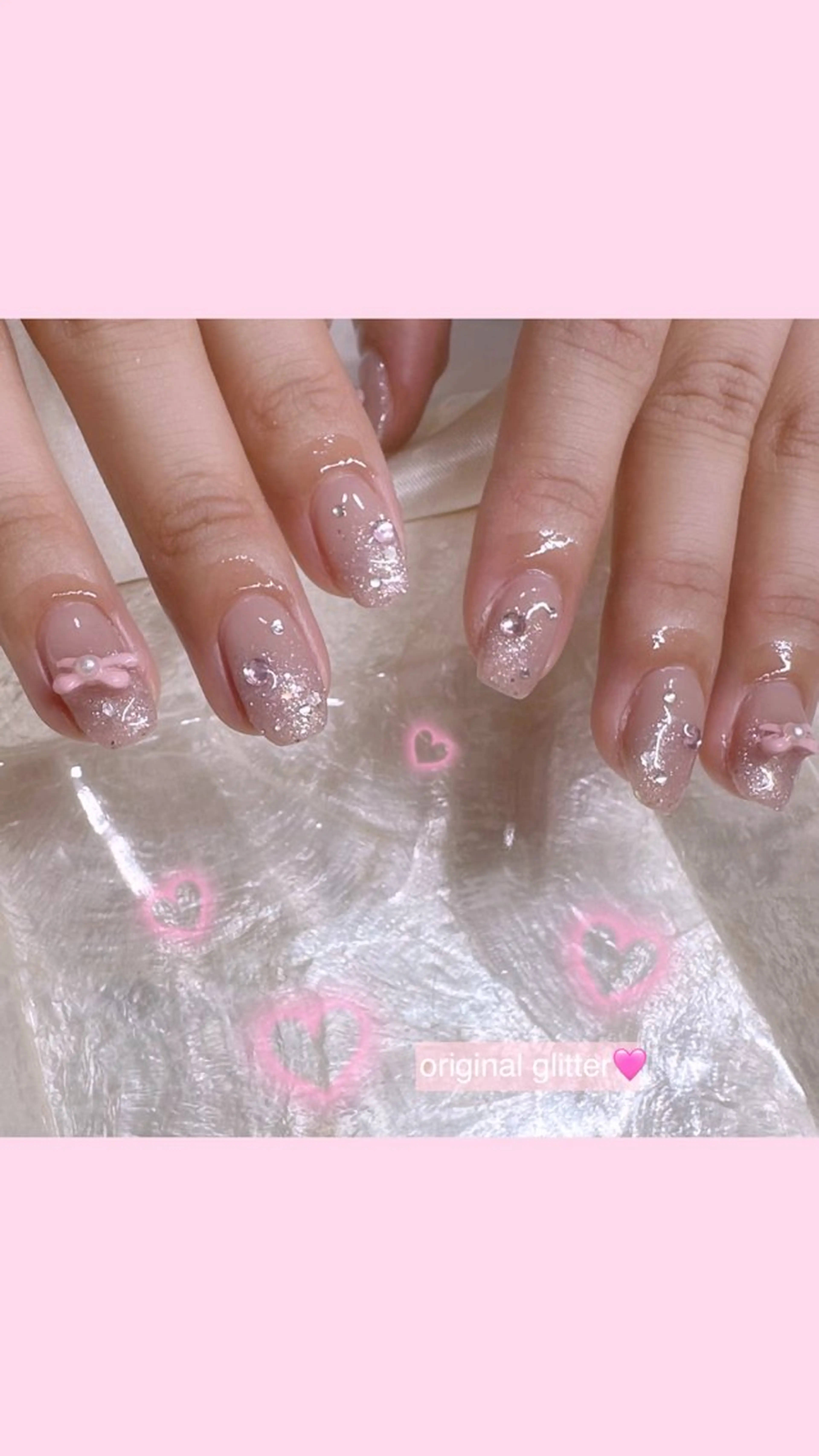ネイル lili.nail y2k/長さ出しのネイルデザイン